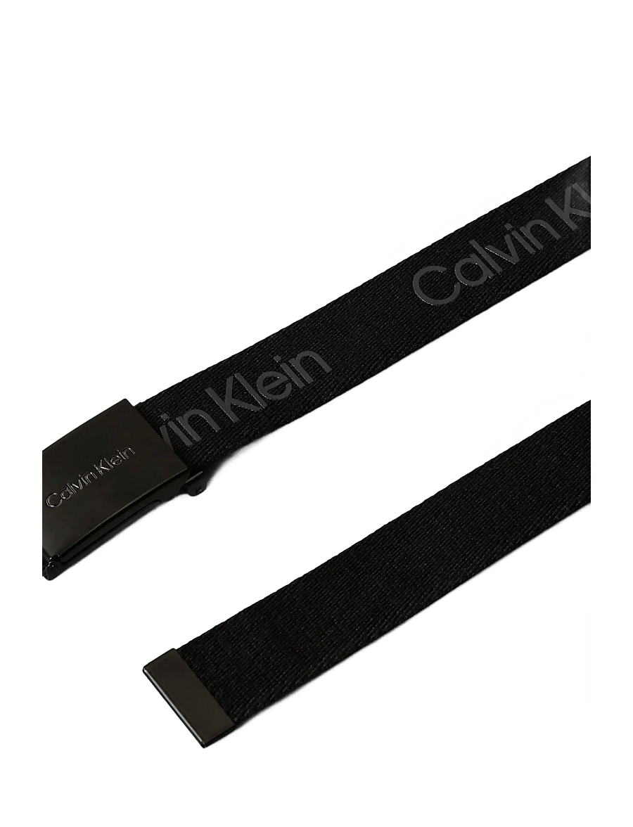 Calvin Klein - CALVIN LOGO CANVAS BELT - casual bælter - ck black - 2