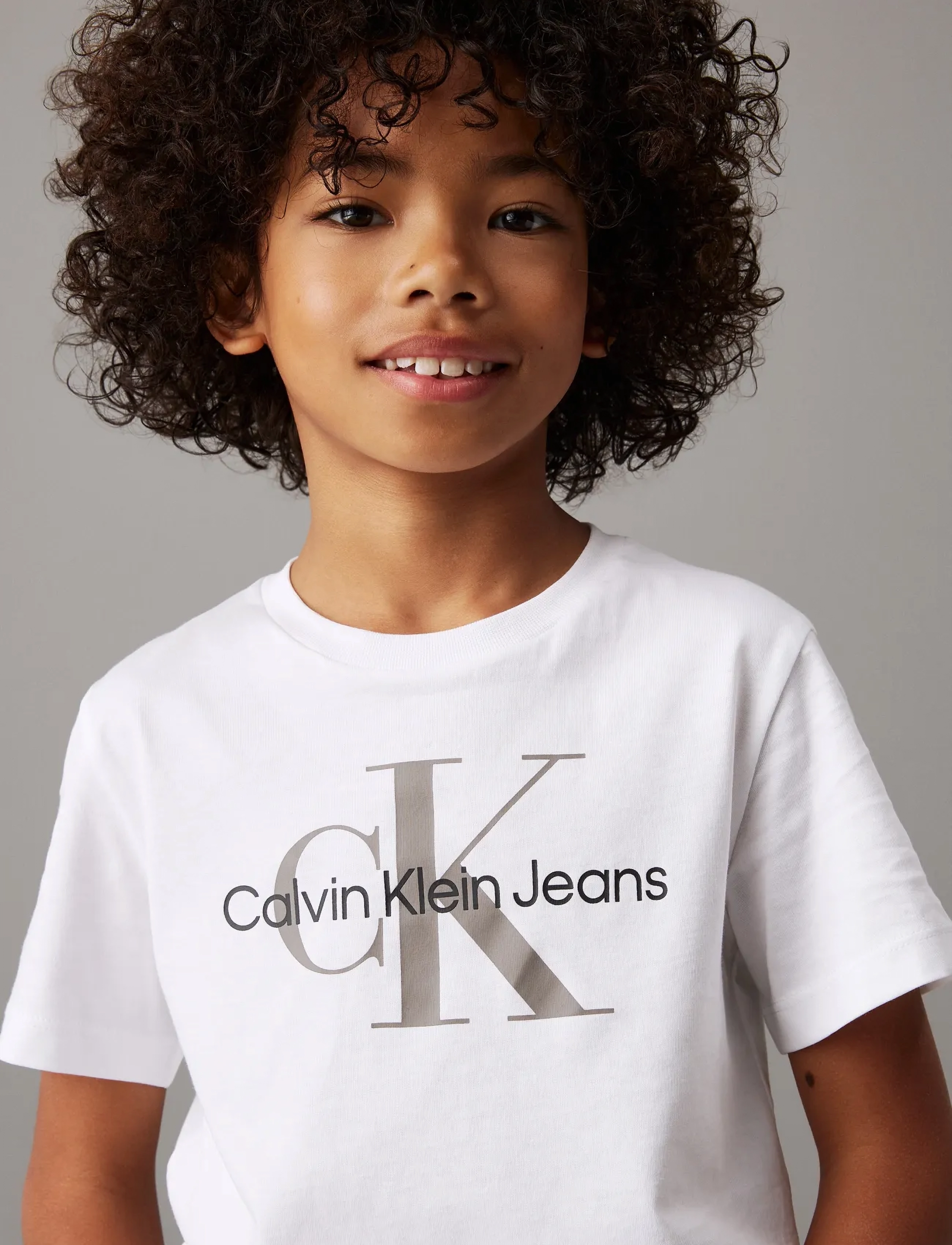 Calvin Klein - CK MONOGRAM SS T-SHIRT - bright white - 5