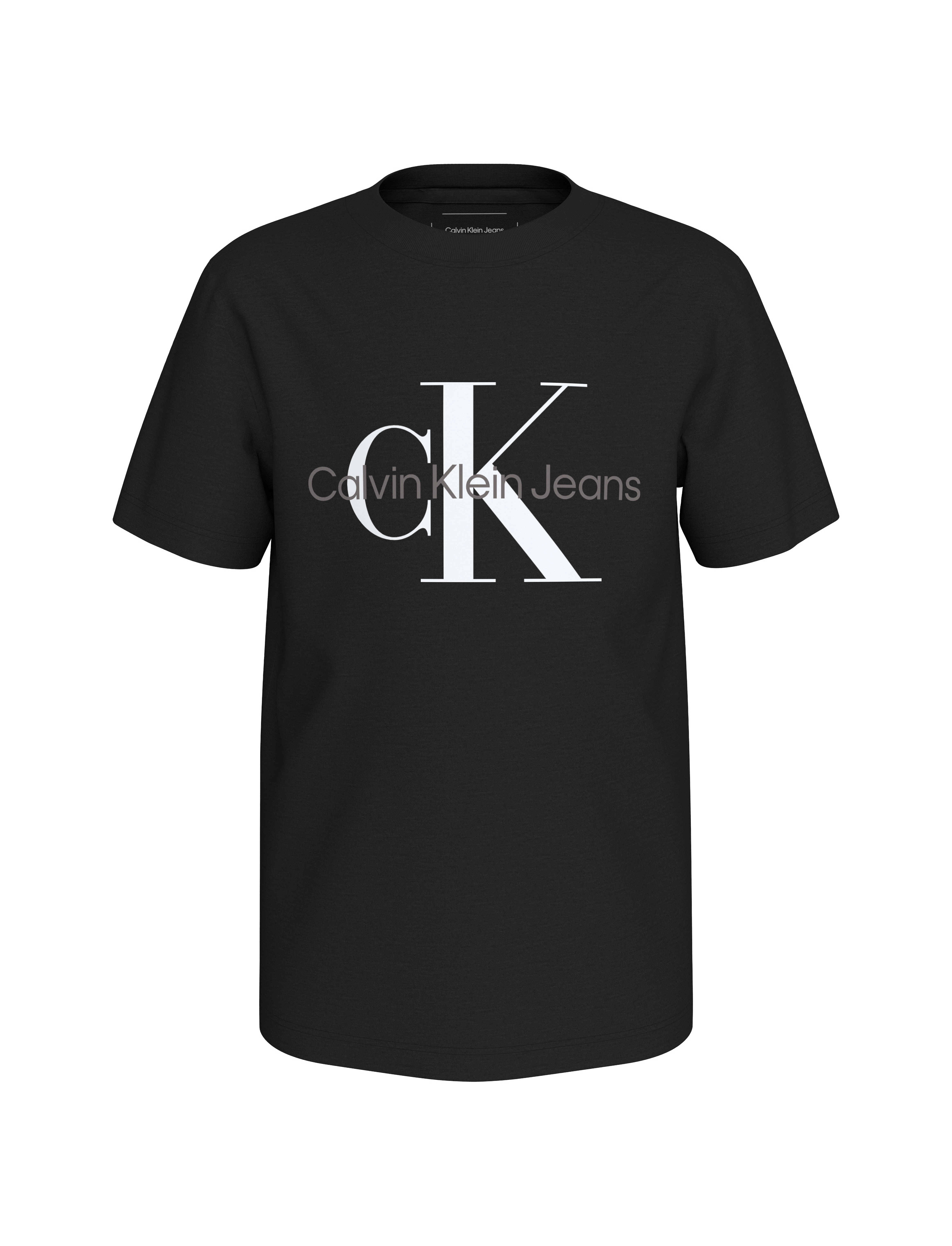 Calvin Klein CK MONOGRAM SS T-SHIRT - 4 for 3 - CK BLACK / black