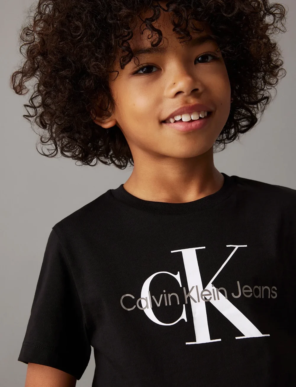 Calvin Klein - CK MONOGRAM SS T-SHIRT - kortærmede t-shirts - ck black - 4