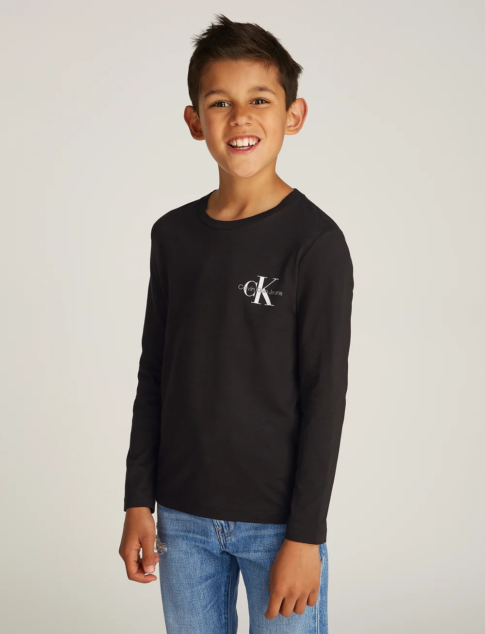 Calvin Klein - CHEST MONOLOGO LS T-SHIRT - langärmelig - ck black - 5
