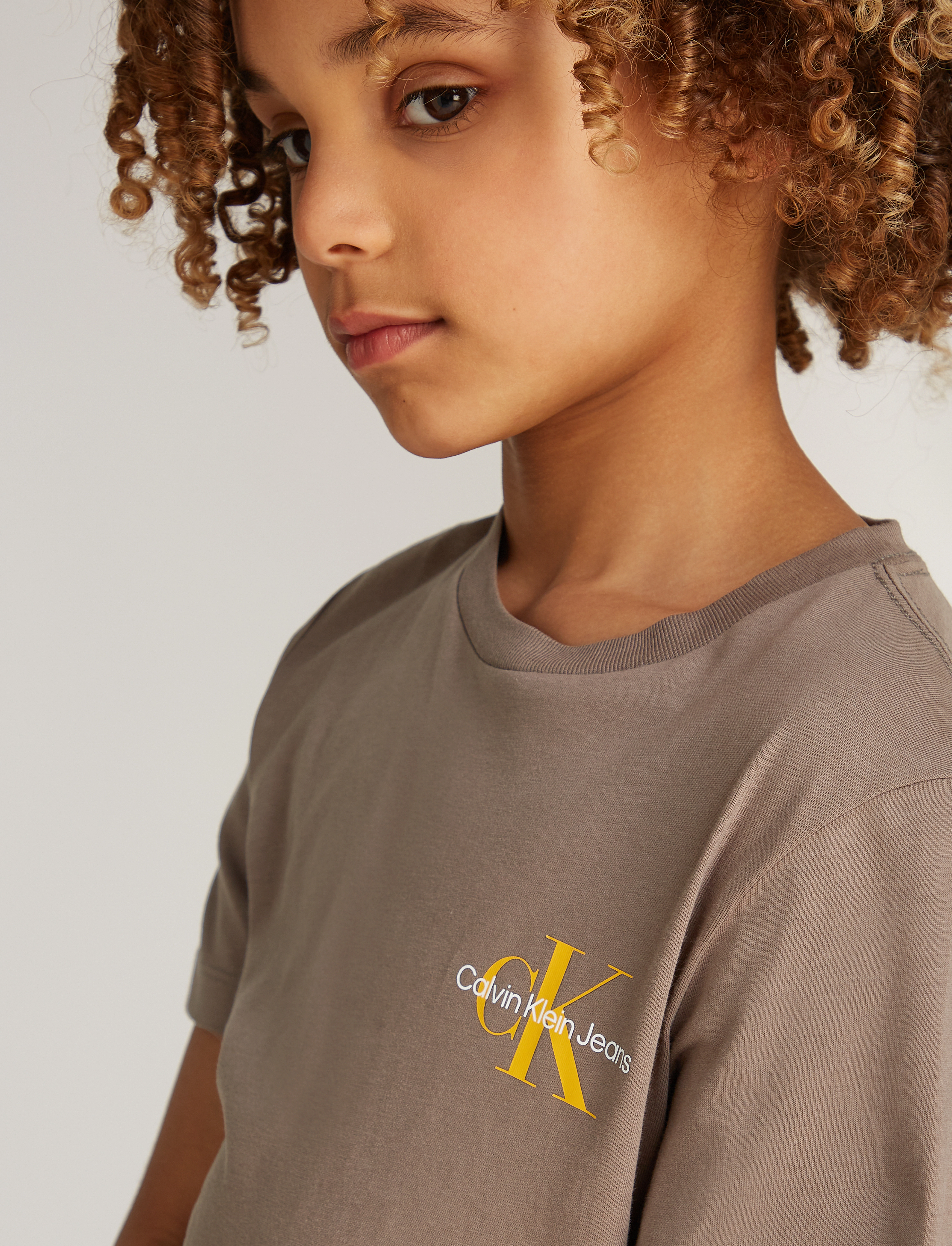 Calvin Klein - CHEST MONOLOGO SS T-SHIRT - falcon - 3