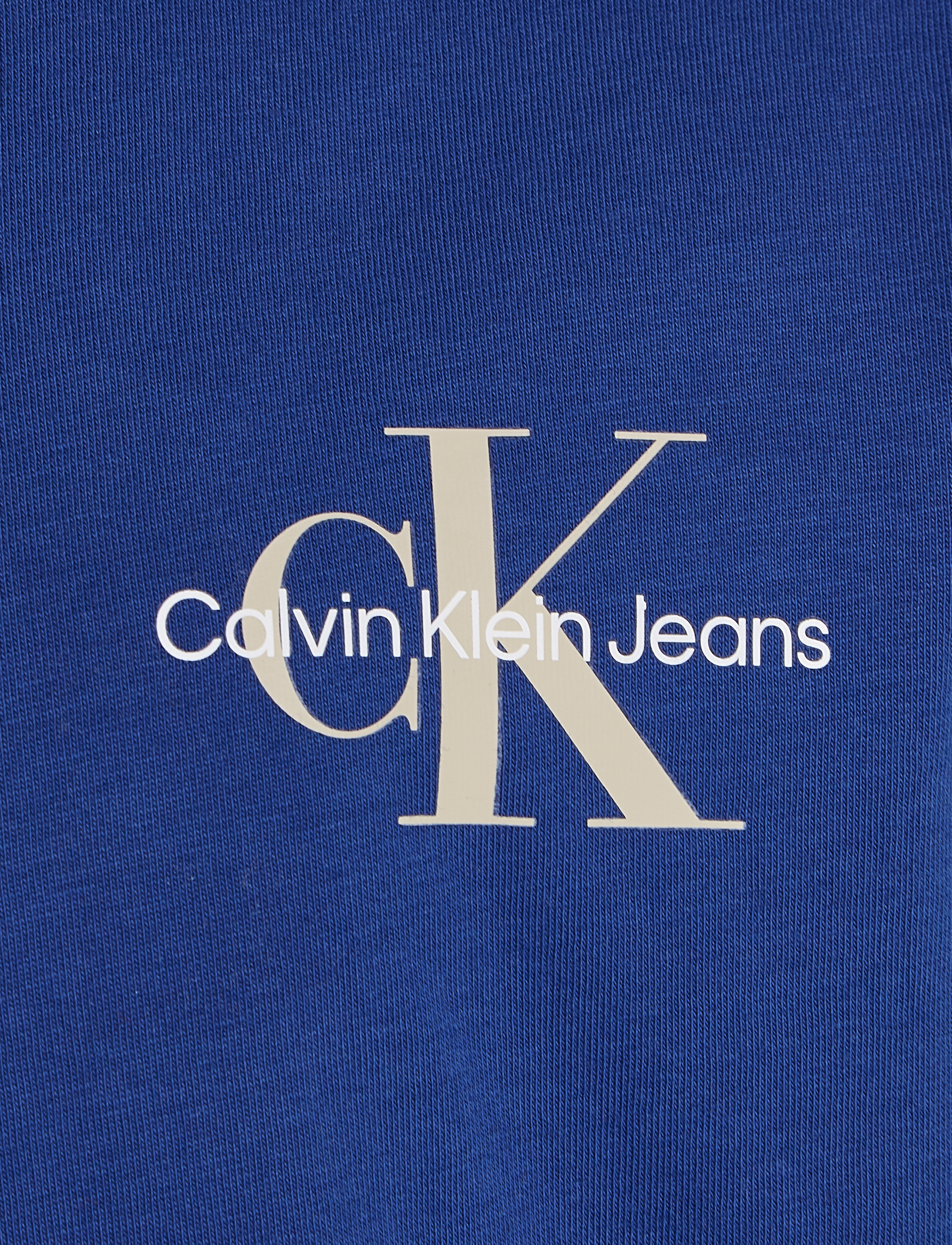 Calvin Klein - CHEST MONOLOGO SS T-SHIRT - pigment blue - 5