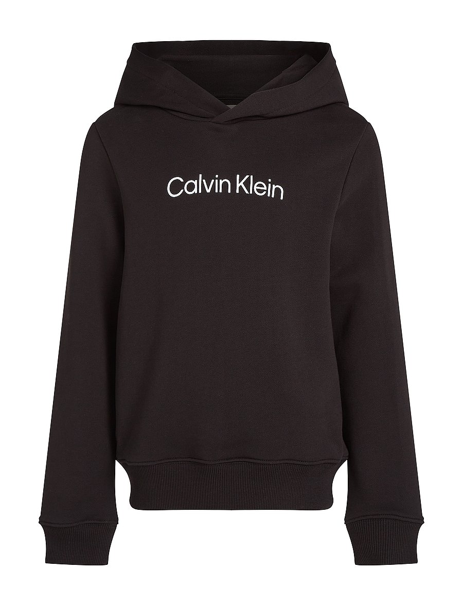 Calvin Klein - INST. LOGO REG. TERRY HOODIE - kapuzenpullover - ck black - 1