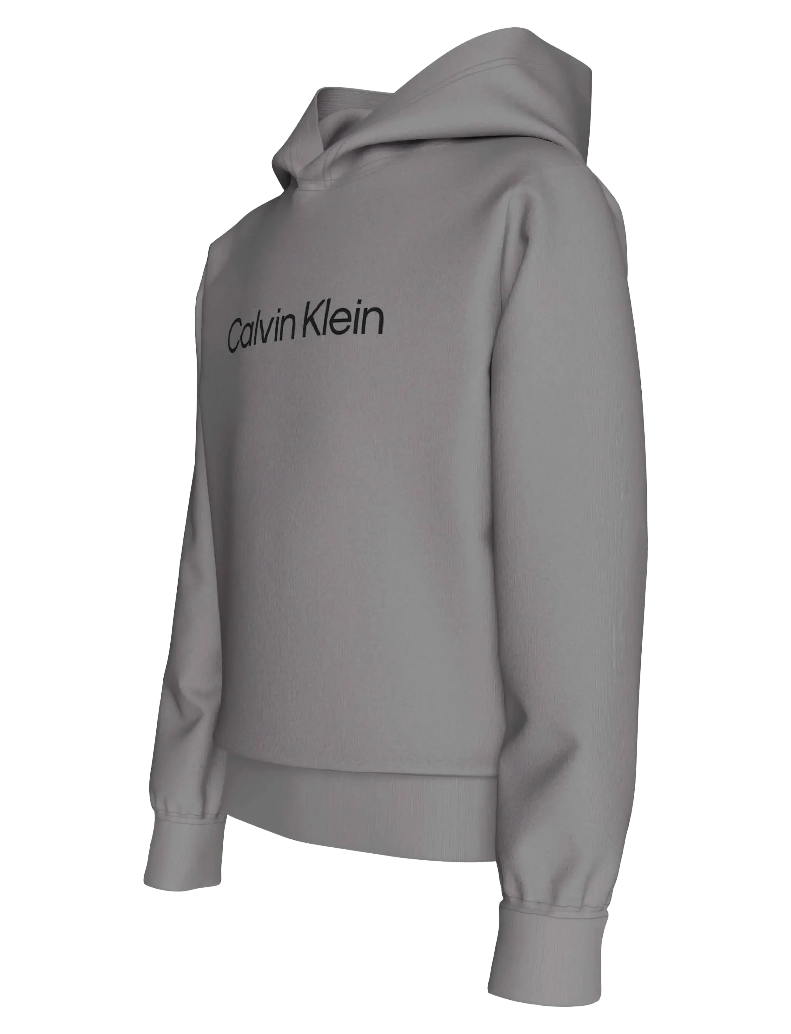 Calvin Klein INST. LOGO REG. TERRY HOODIE - Overdele - GRANITE GRAY / grey