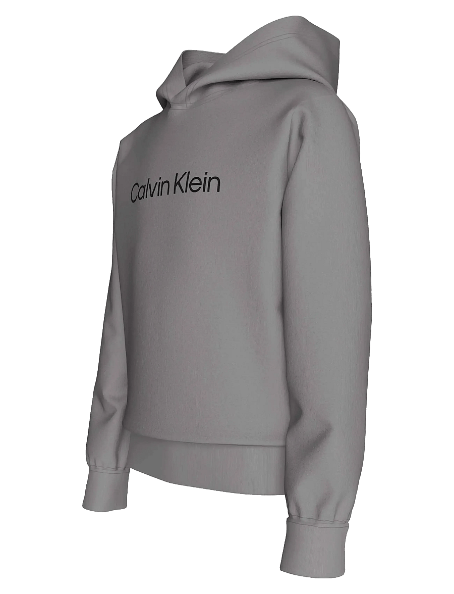Calvin Klein - INST. LOGO REG. TERRY HOODIE - kapuzenpullover - granite gray - 0