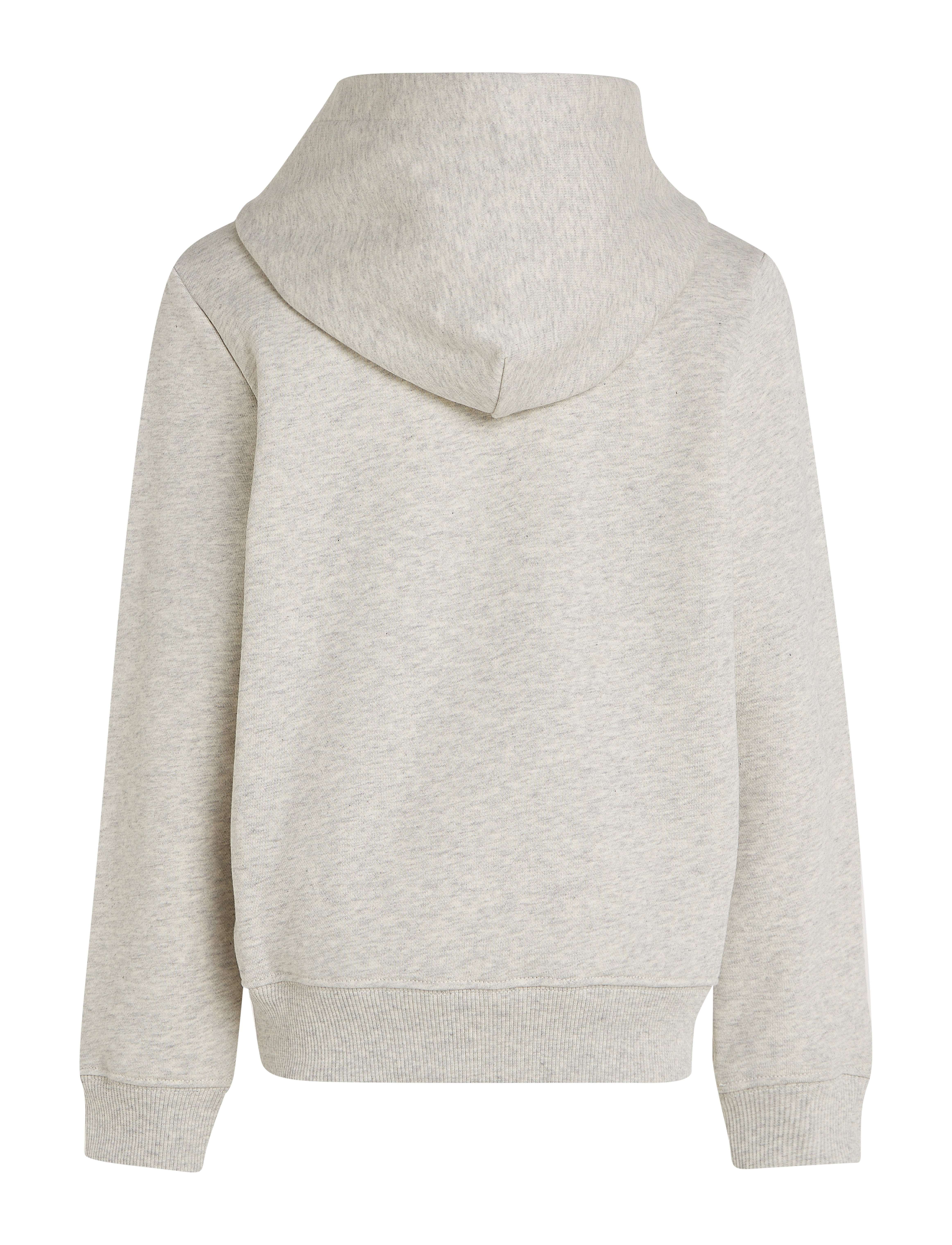 Calvin Klein - INST. LOGO REG. TERRY HOODIE - hættetrøjer - ivory grey heather - 4