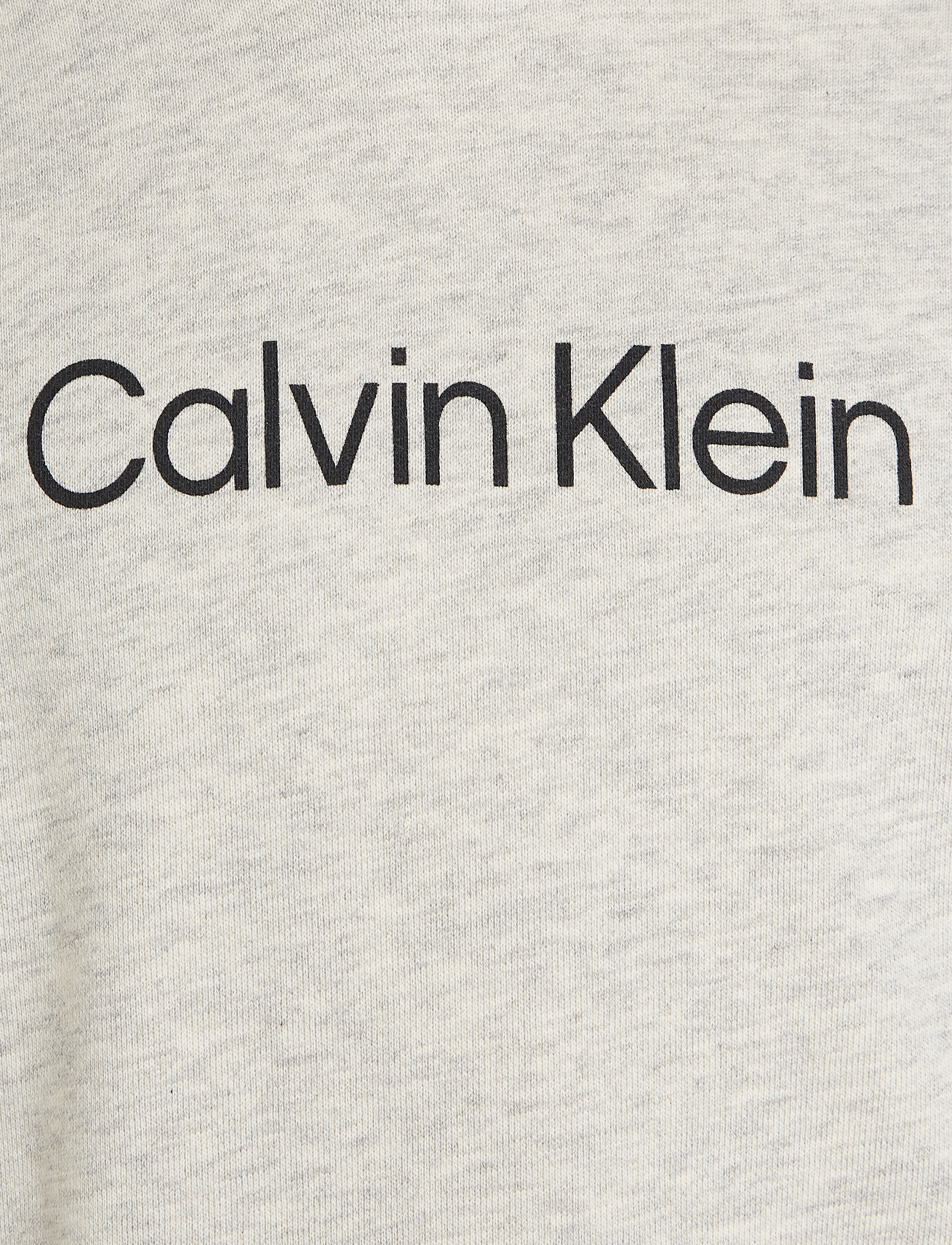 Calvin Klein - INST. LOGO REG. TERRY HOODIE - hættetrøjer - ivory grey heather - 5