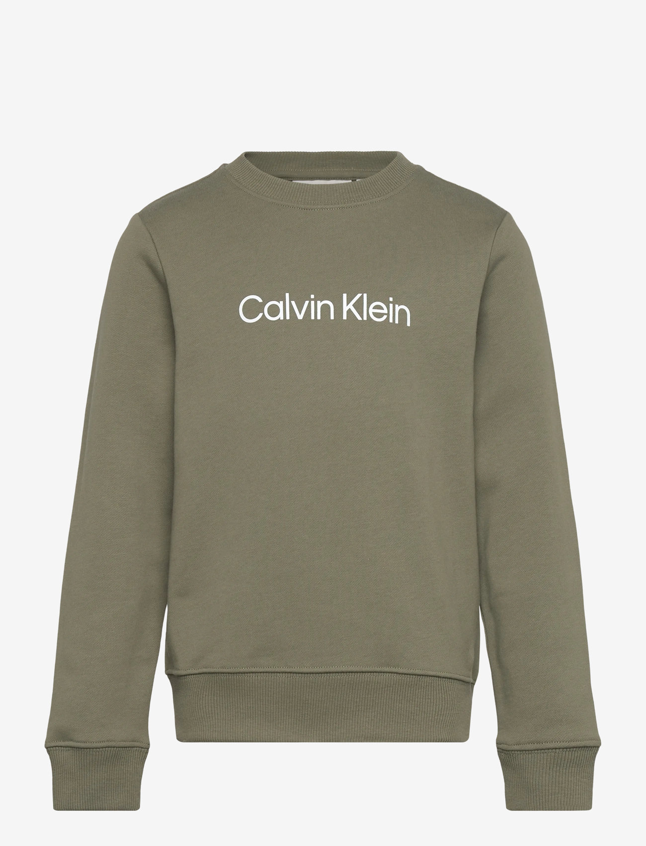 Calvin Klein - INST. LOGO REGULAR CN - sweatshirts - dusty olive - 1