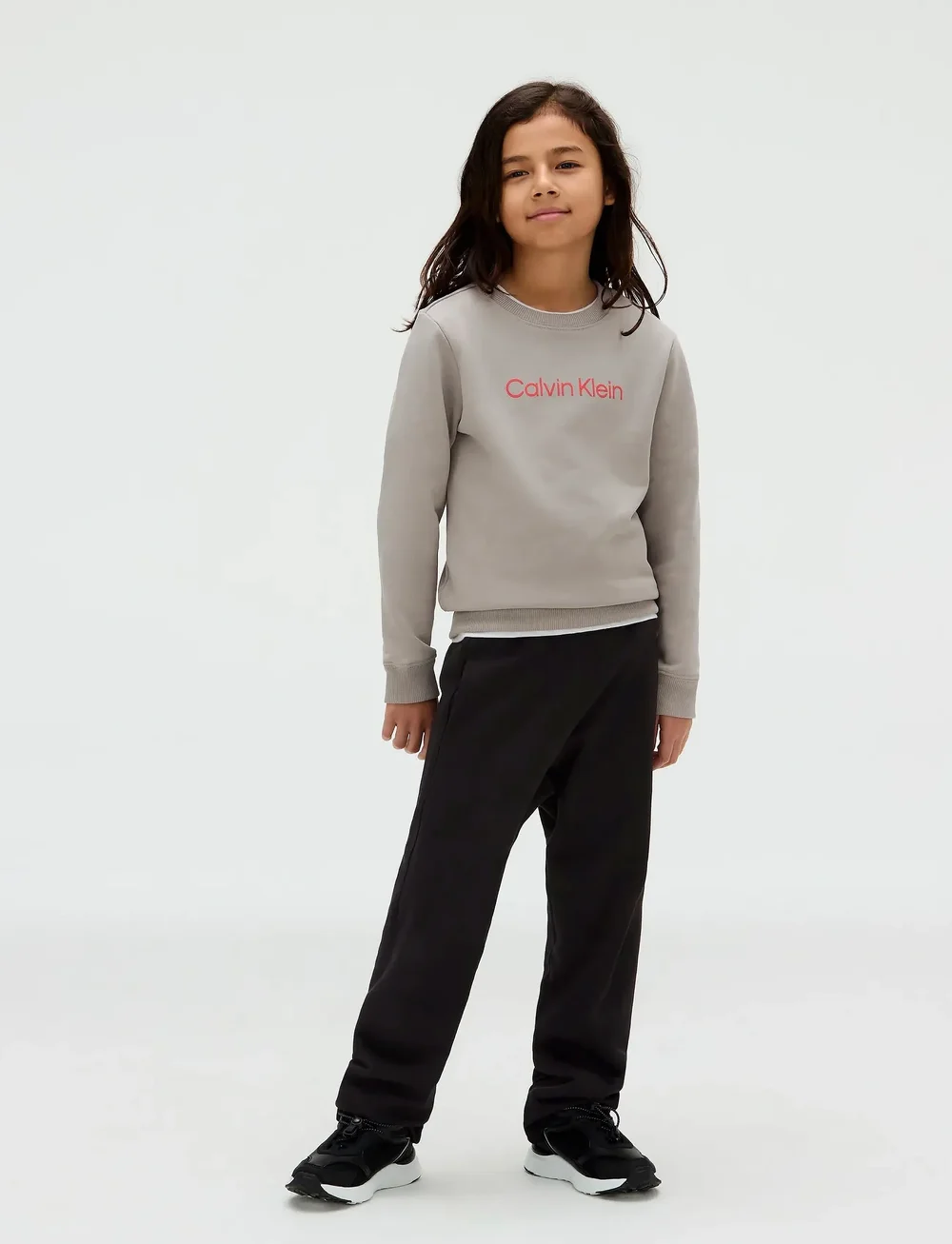 Calvin Klein - INST. LOGO REGULAR CN - sweatshirts - mourning dove - 4