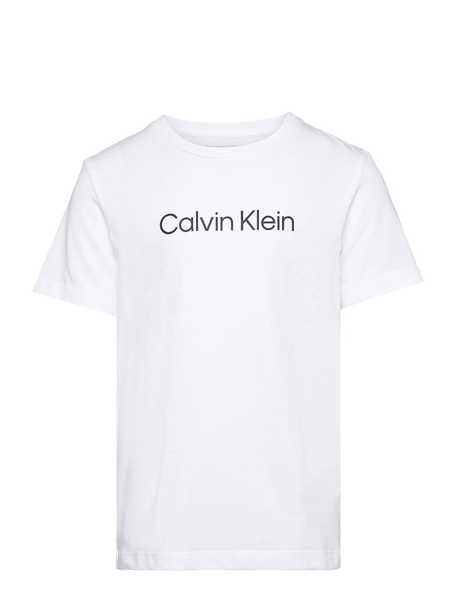 Calvin Klein - INST. LOGO SS T-SHIRT - kortærmede t-shirts - bright white - 1