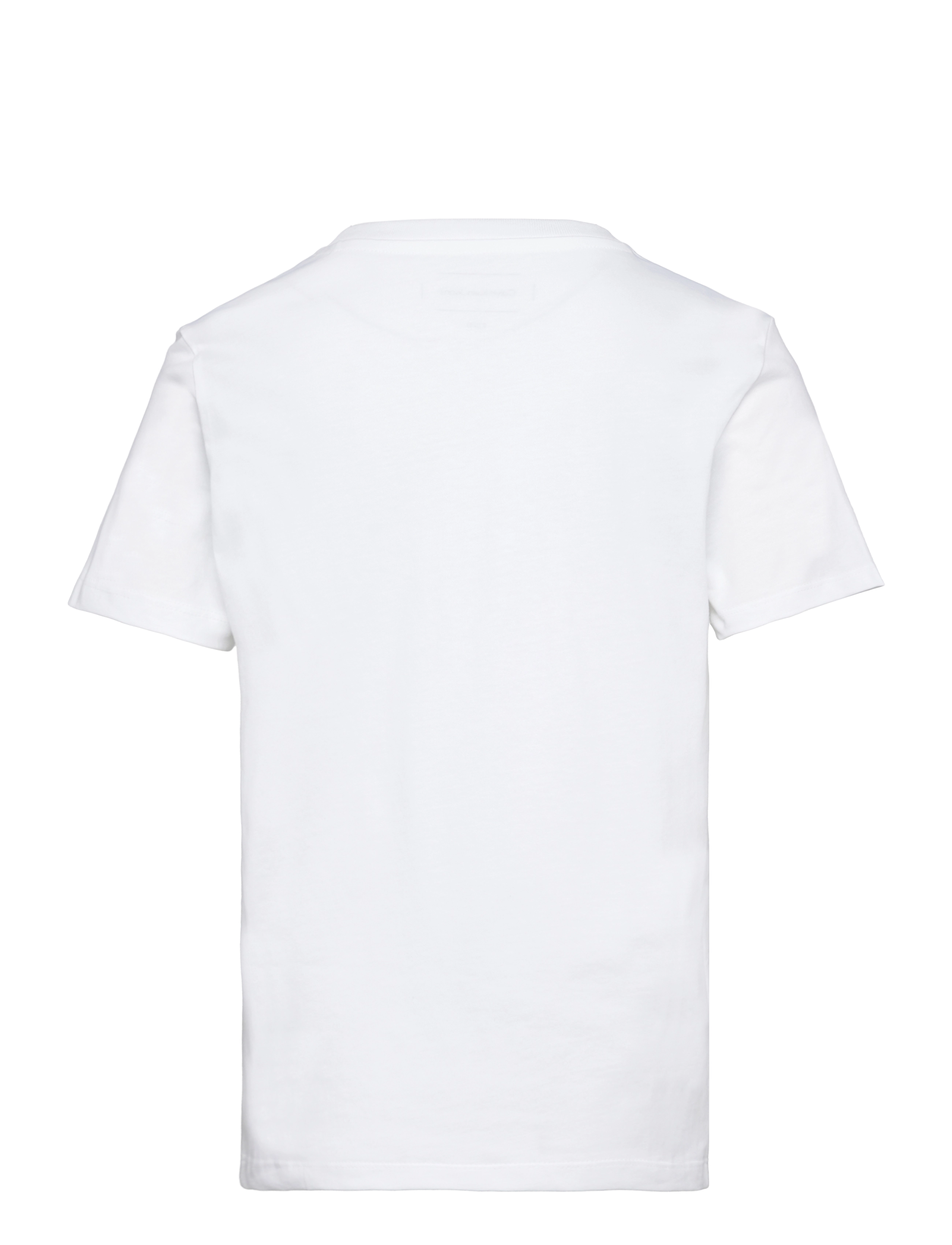 Calvin Klein - INST. LOGO SS T-SHIRT - kortärmade t-shirts - bright white - 2