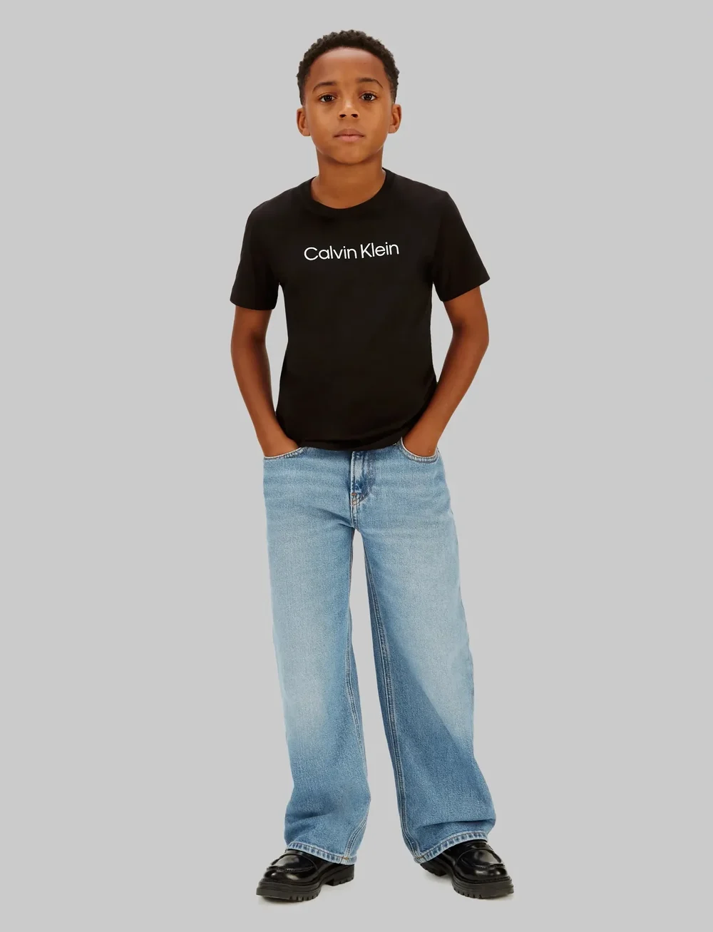 Calvin Klein - INST. LOGO SS T-SHIRT - lühikeste varrukatega t-särgid - ck black - 0