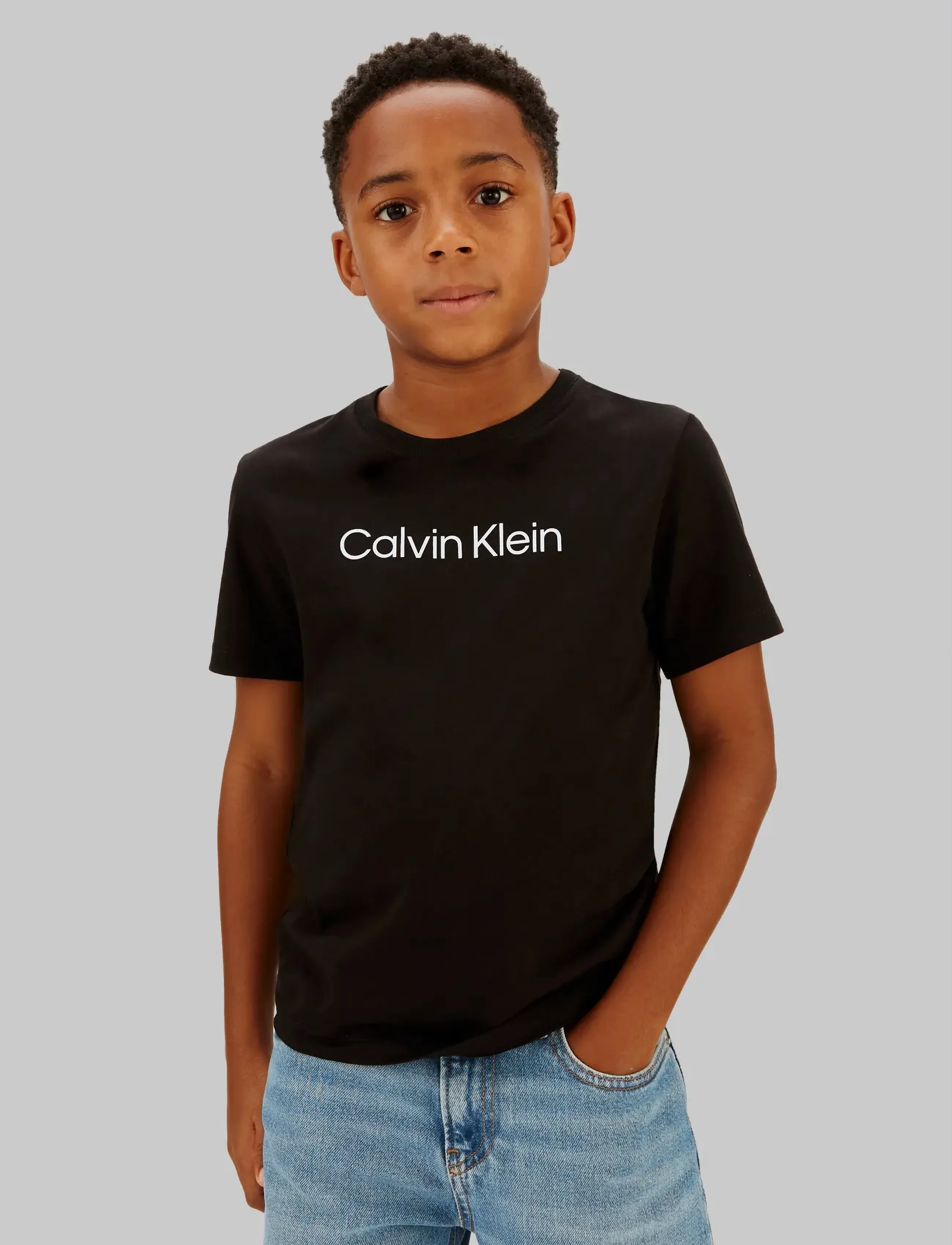 Calvin Klein - INST. LOGO SS T-SHIRT - short-sleeved t-shirts - ck black - 3