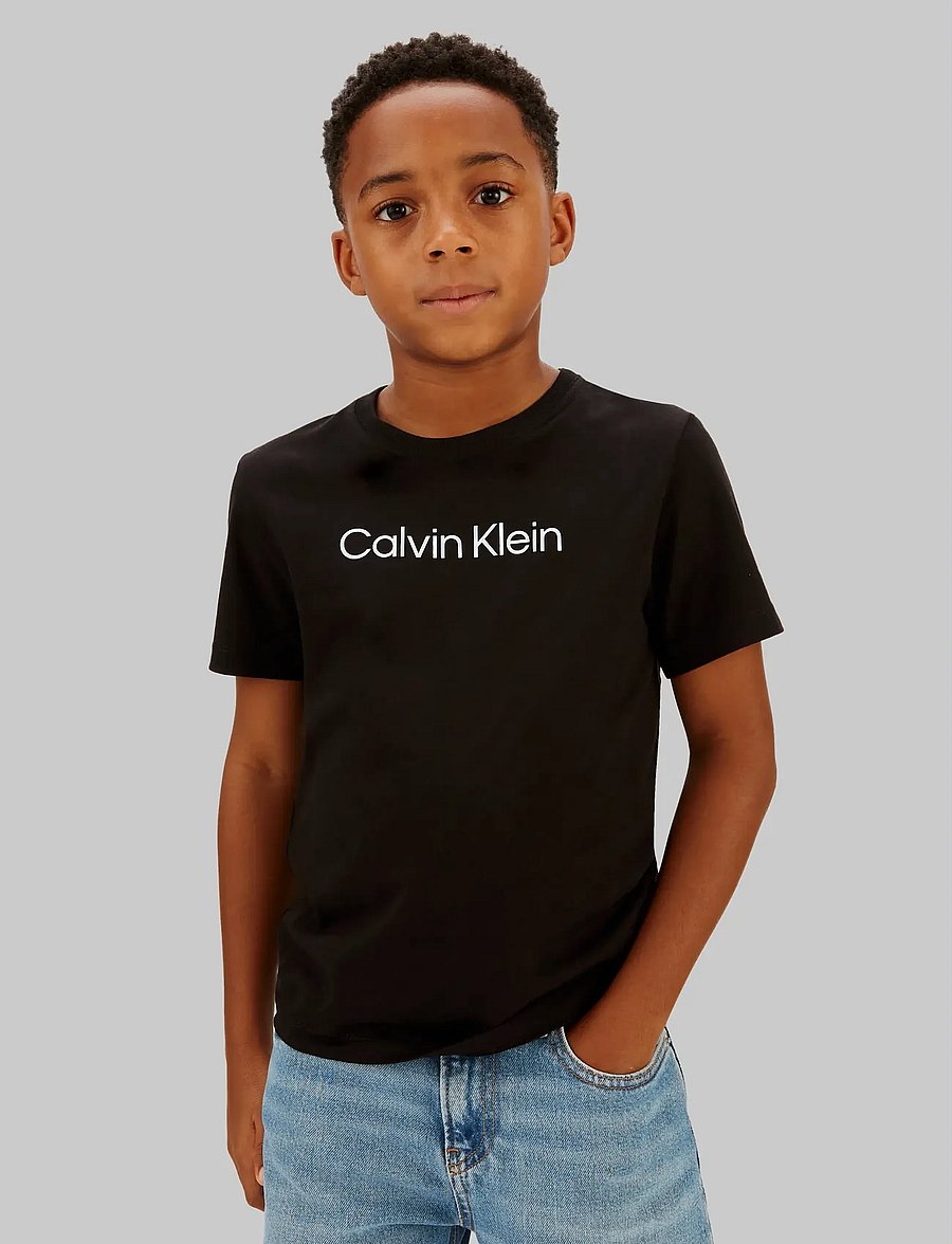 Calvin Klein - INST. LOGO SS T-SHIRT - kortærmede t-shirts - ck black - 3
