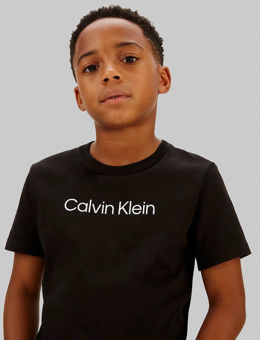 Calvin Klein - INST. LOGO SS T-SHIRT - kortærmede t-shirts - ck black - 5