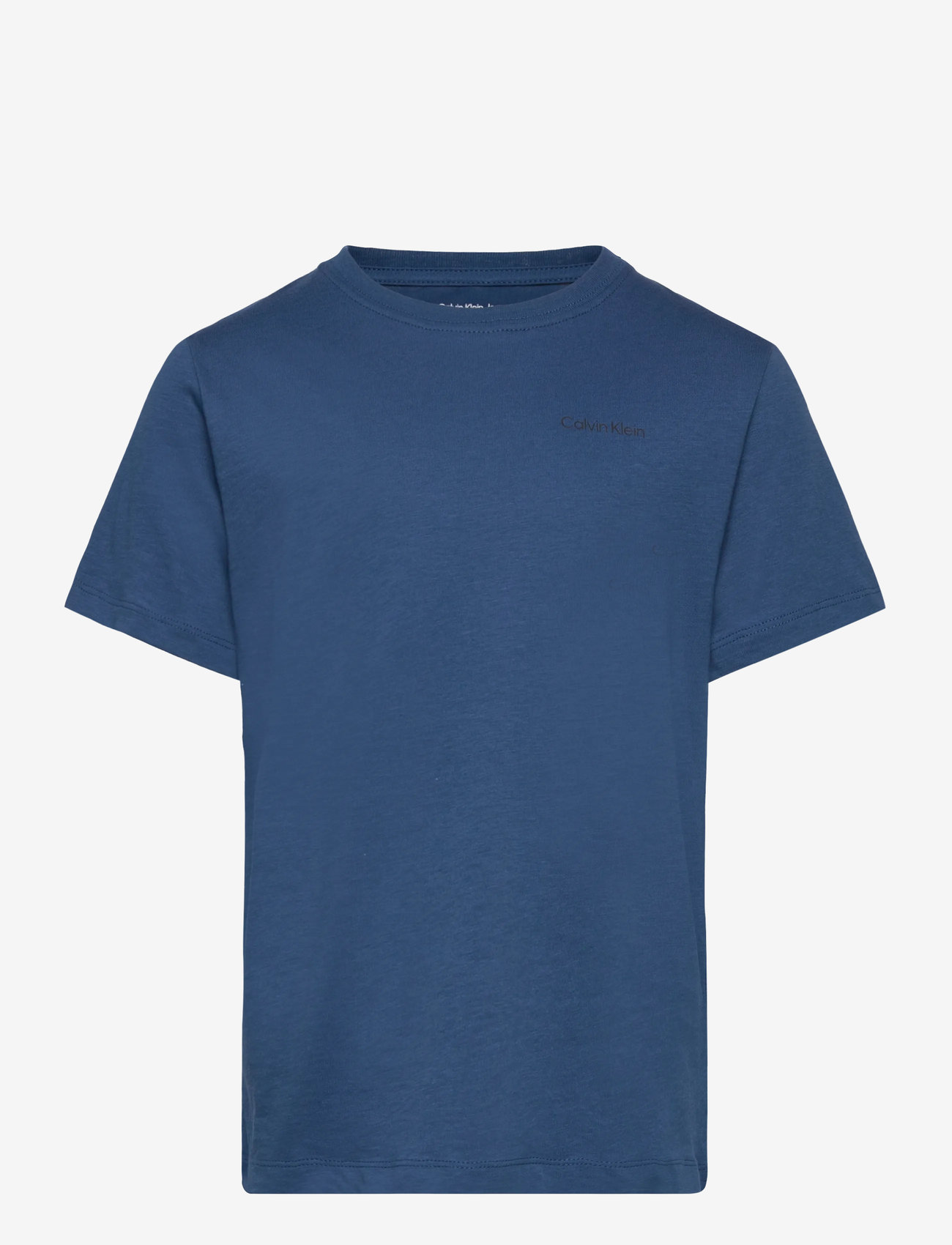 Calvin Klein - CHEST INST.LOGO SS T-SHIRT - kurzärmelige - blue jean - 0