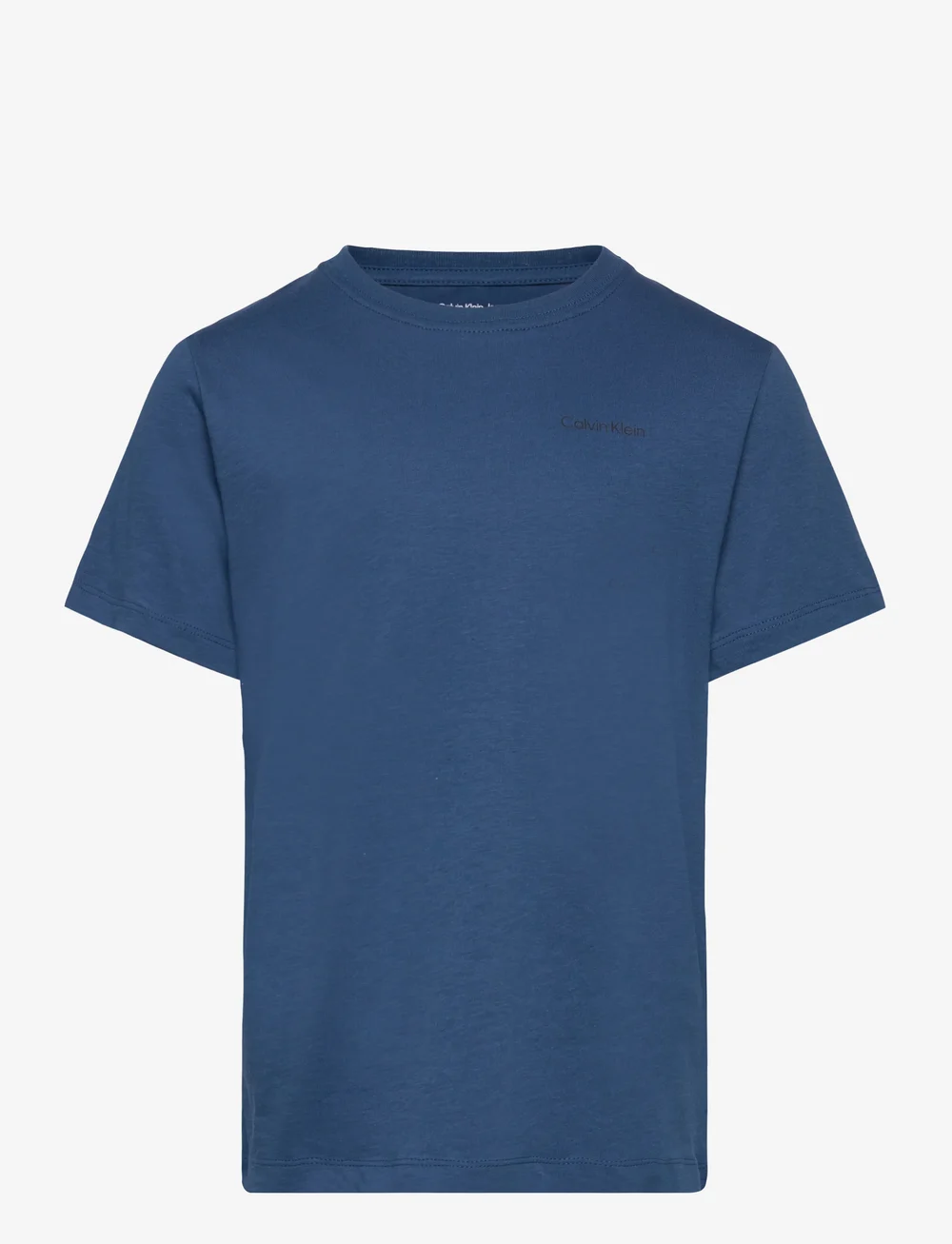 Calvin Klein - CHEST INST.LOGO SS T-SHIRT - short-sleeved t-shirts - blue jean - 0