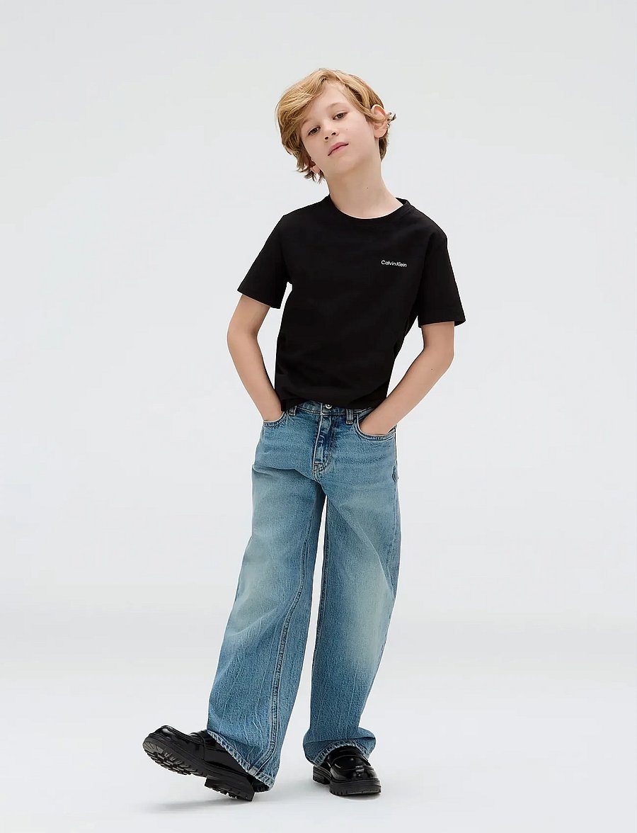 Calvin Klein - CHEST INST.LOGO SS T-SHIRT - kurzärmelige - ck black - 0