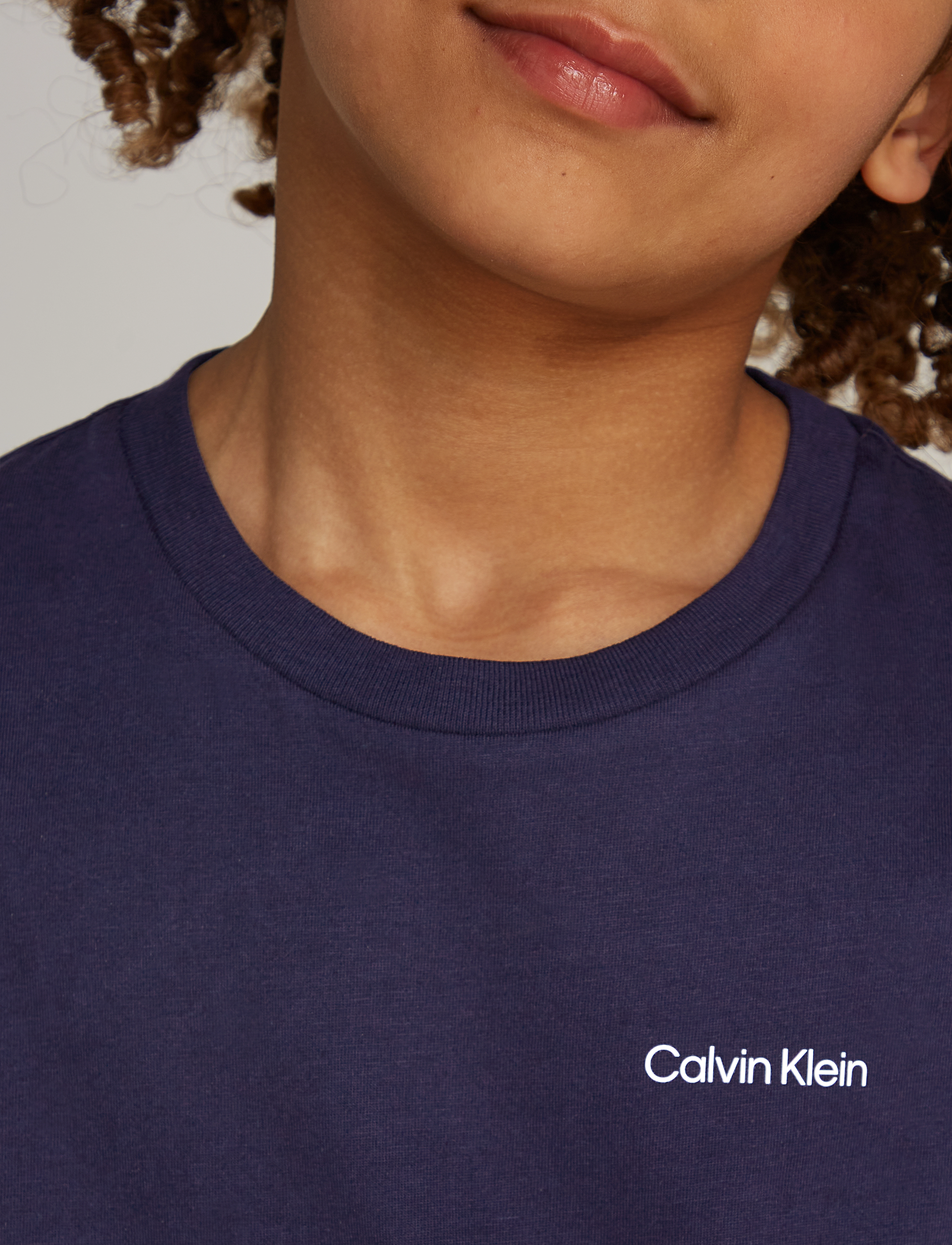 Calvin Klein - CHEST INST.LOGO SS T-SHIRT - kurzärmelige - peacoat - 3