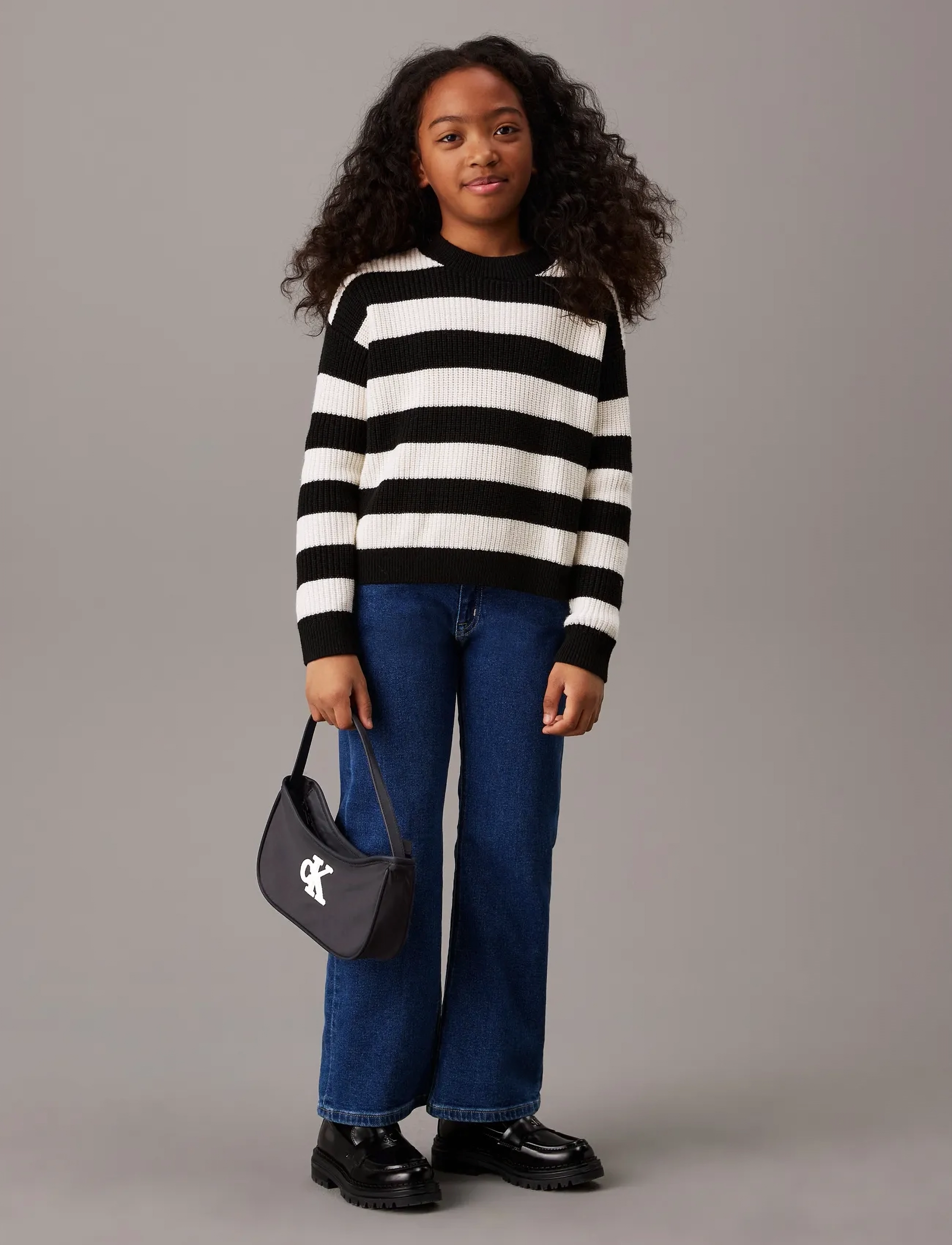 Calvin Klein Teddy Ck Shoulderbag, One Size, Black, Tasker > Skuldertasker, Børn