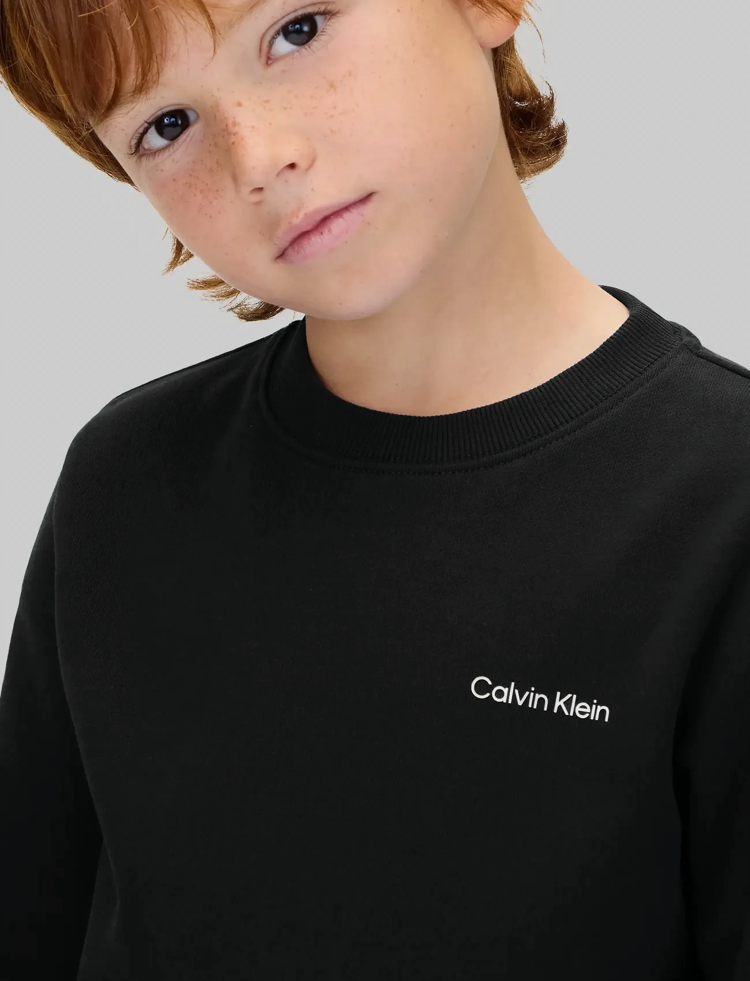 Calvin Klein - CHEST INST. LOGO REGULAR CN - sweatshirts - ck black - 5