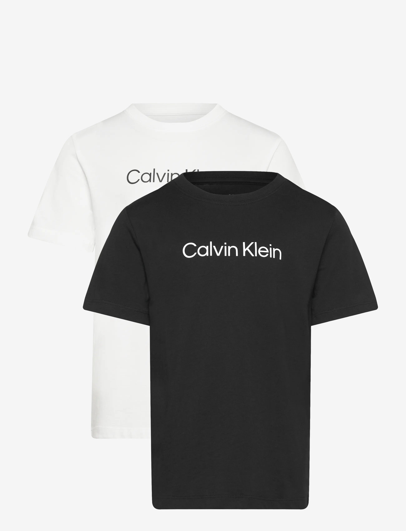 Calvin Klein - INSTITUTIONAL 2-PACK T-SHIRT - stutterma bolir - black   bright white - 1
