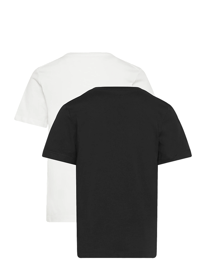 Calvin Klein - INSTITUTIONAL 2-PACK T-SHIRT - short-sleeved t-shirts - black bright white - 2