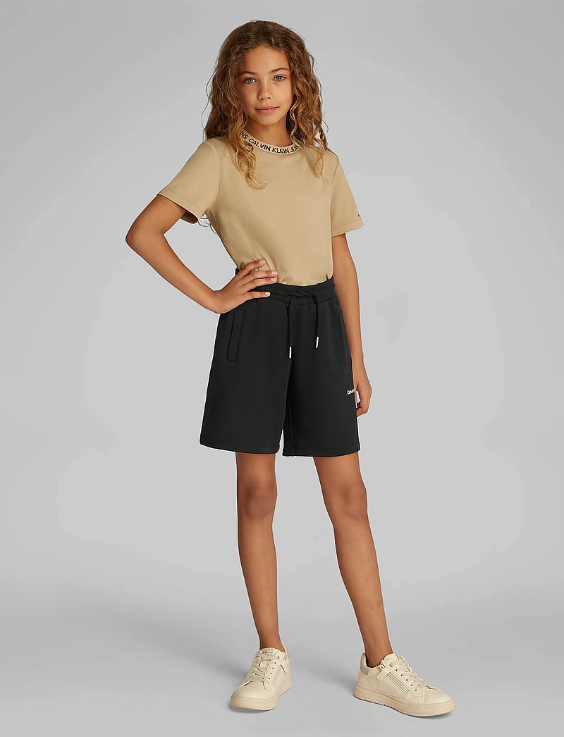 Calvin Klein - NEW INST. LOGO SHORTS - mjukisshorts - ck black - 0