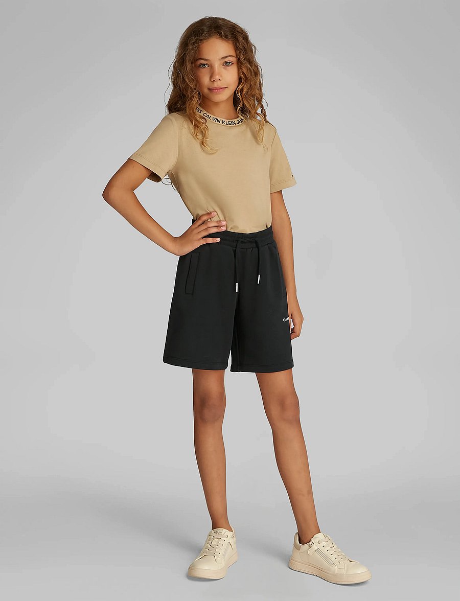 Calvin Klein - NEW INST. LOGO SHORTS - collegeshortsit - ck black - 0