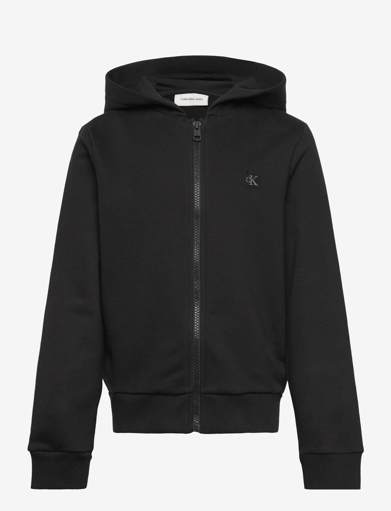 Calvin Klein - MINI BADGE ZIP-THROUGH - hættetrøjer - ck black - 1