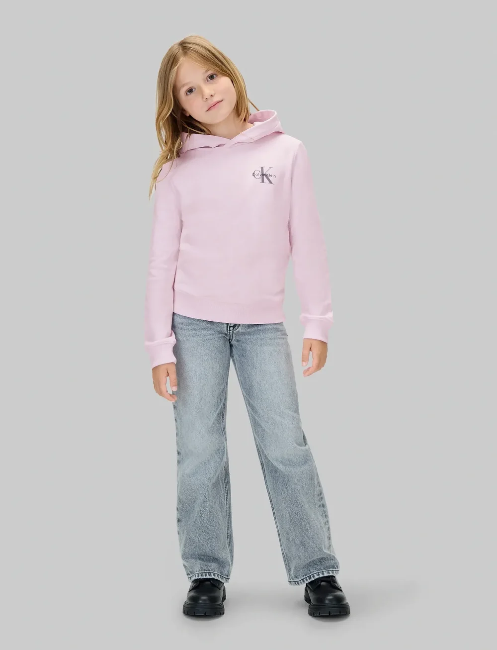 Calvin Klein - SMALL MONOGRAM HOODIE - kapuutsiga dressipluusid - light lilac - 2