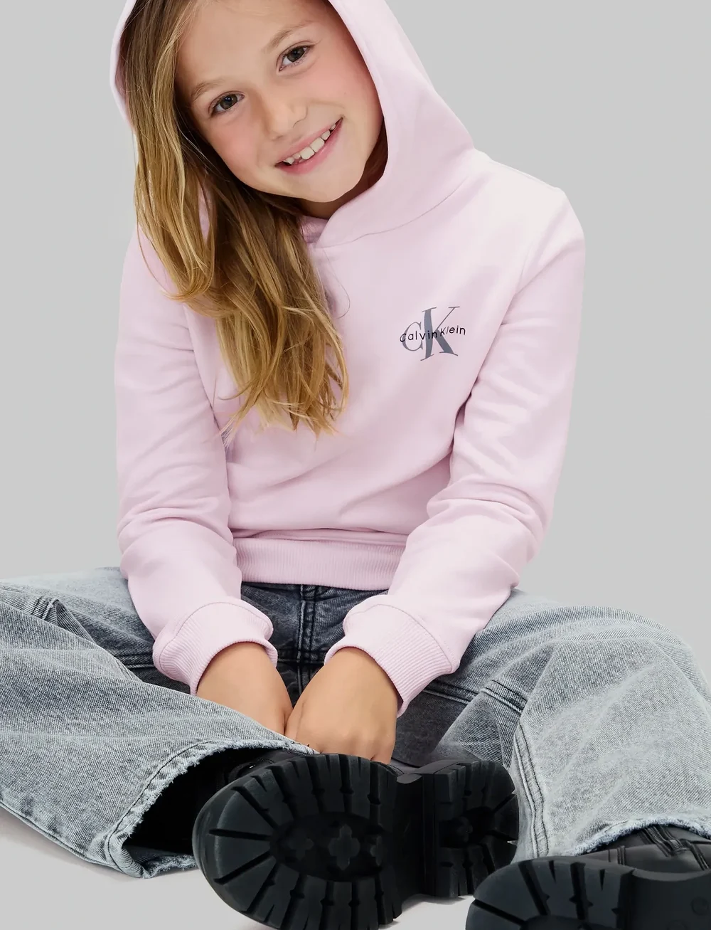 Calvin Klein - SMALL MONOGRAM HOODIE - kapuutsiga dressipluusid - light lilac - 5