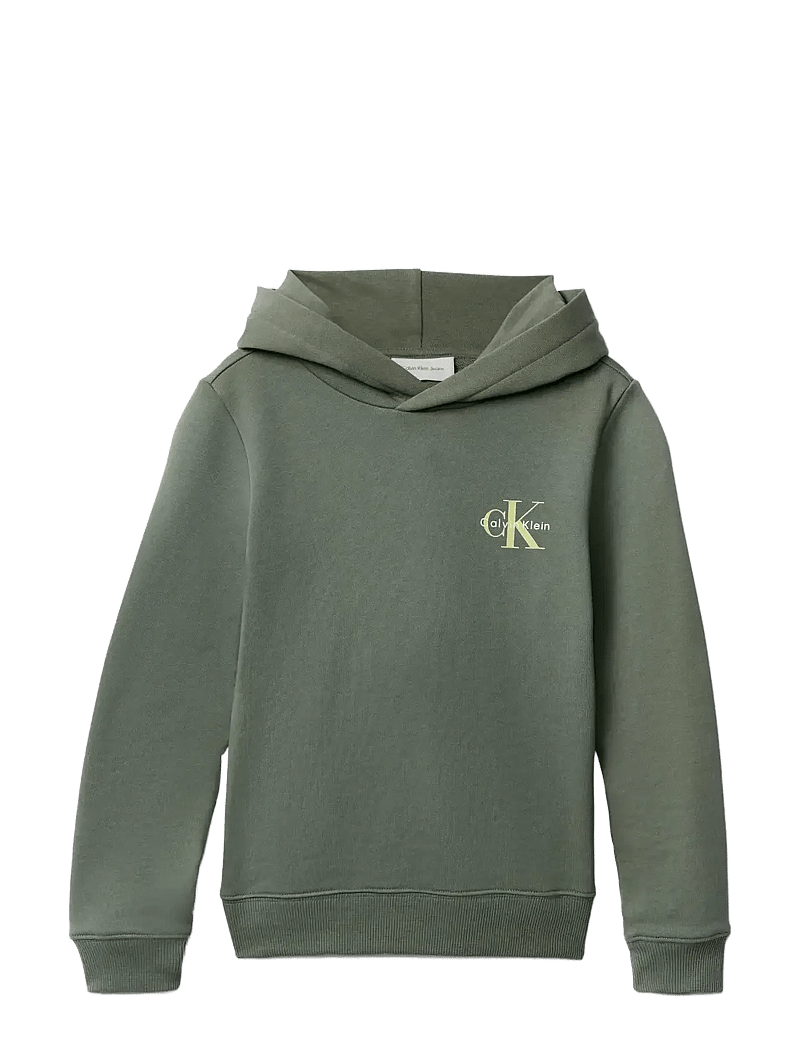 Calvin Klein - SMALL MONOGRAM HOODIE - hættetrøjer - thyme - 1