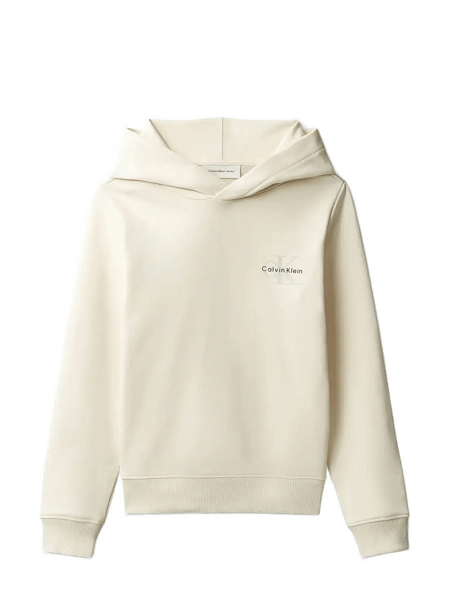 Calvin Klein - SMALL MONOGRAM HOODIE - kapuutsiga pusad - whitecap gray - 1