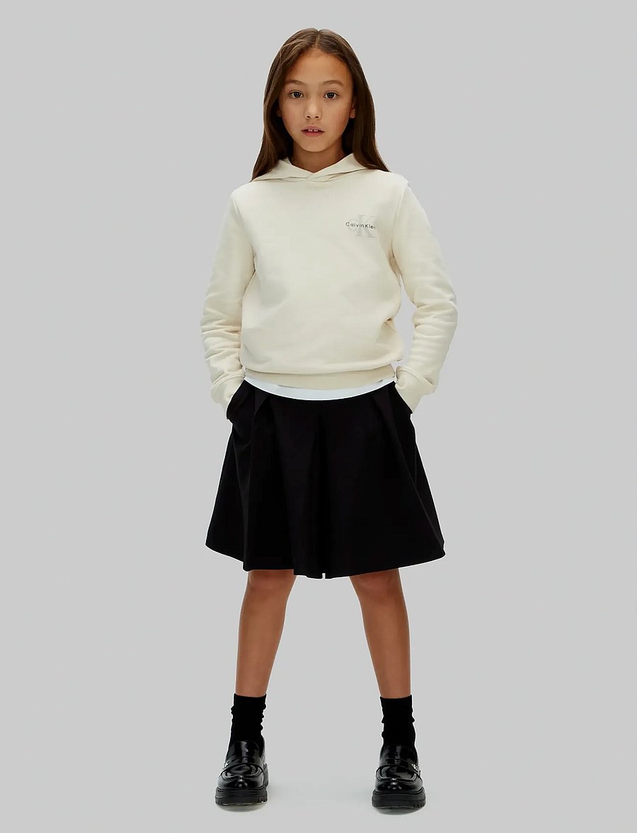 Calvin Klein - SMALL MONOGRAM HOODIE - kapuutsiga pusad - whitecap gray - 3