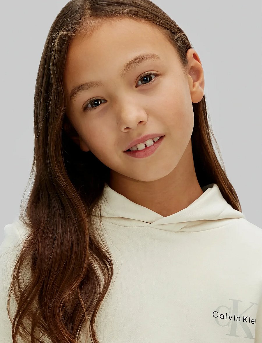 Calvin Klein - SMALL MONOGRAM HOODIE - kapuutsiga pusad - whitecap gray - 5