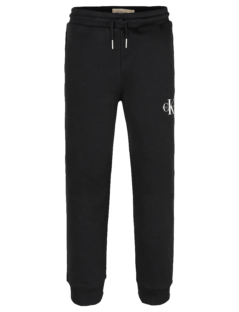 Calvin Klein - MONOGRAM LOGO SWEATPANT - dressipüksid - ck black - 0