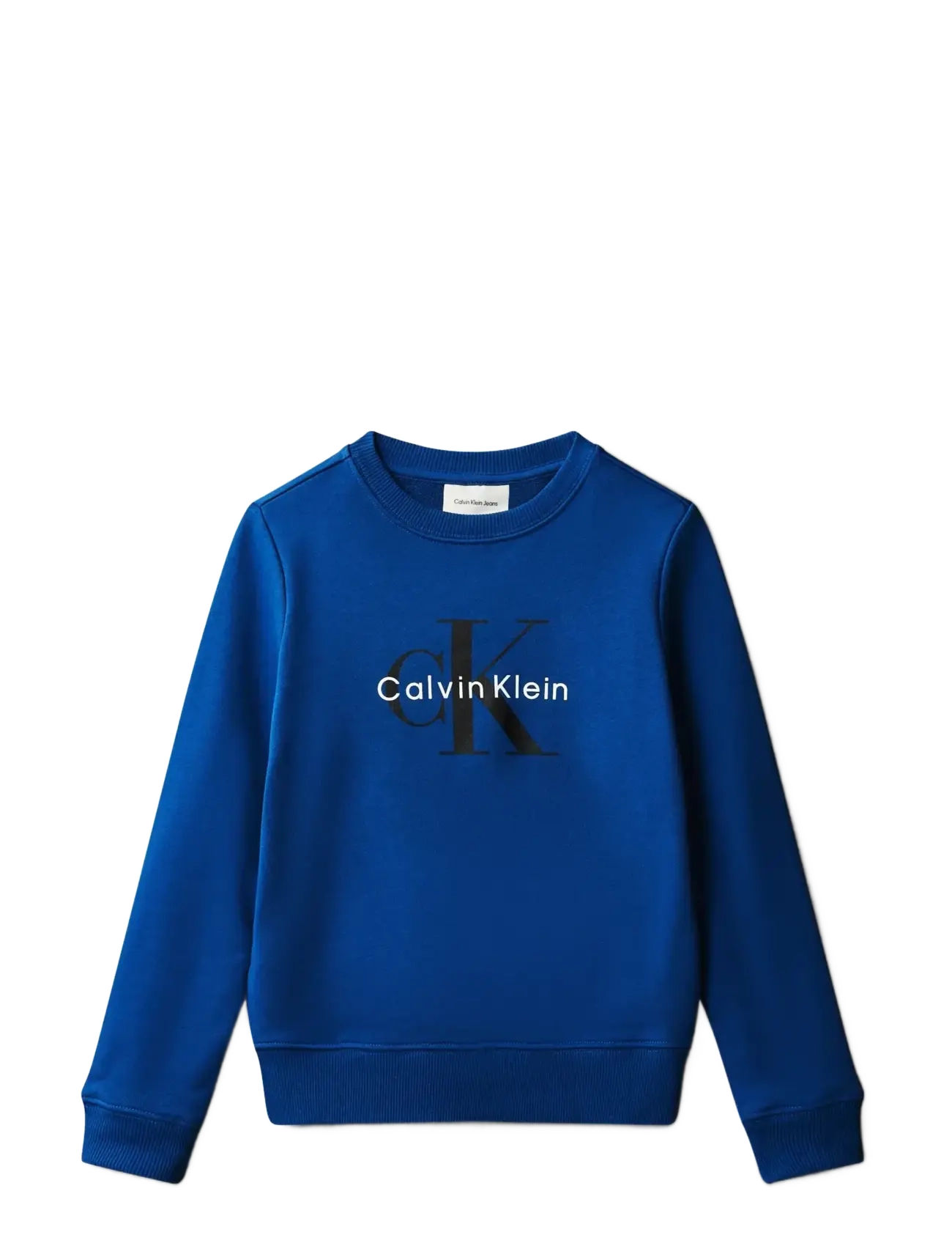 CK MONOGRAM TERRY CN SWEATSHIRT - ADMIRAL BLUE