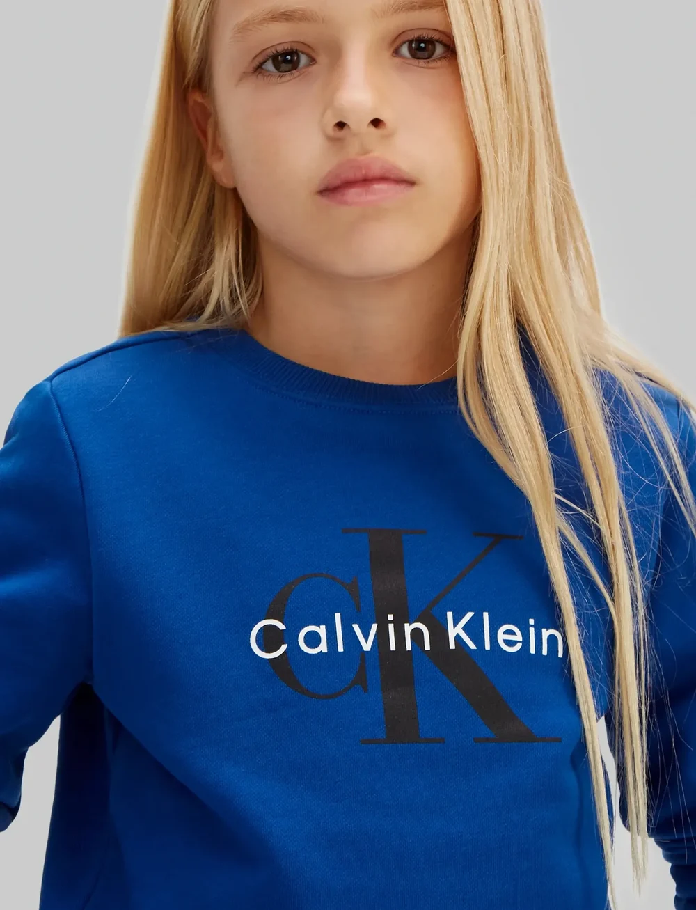 Calvin Klein - CK MONOGRAM TERRY CN SWEATSHIRT - sweatshirts - admiral blue - 3