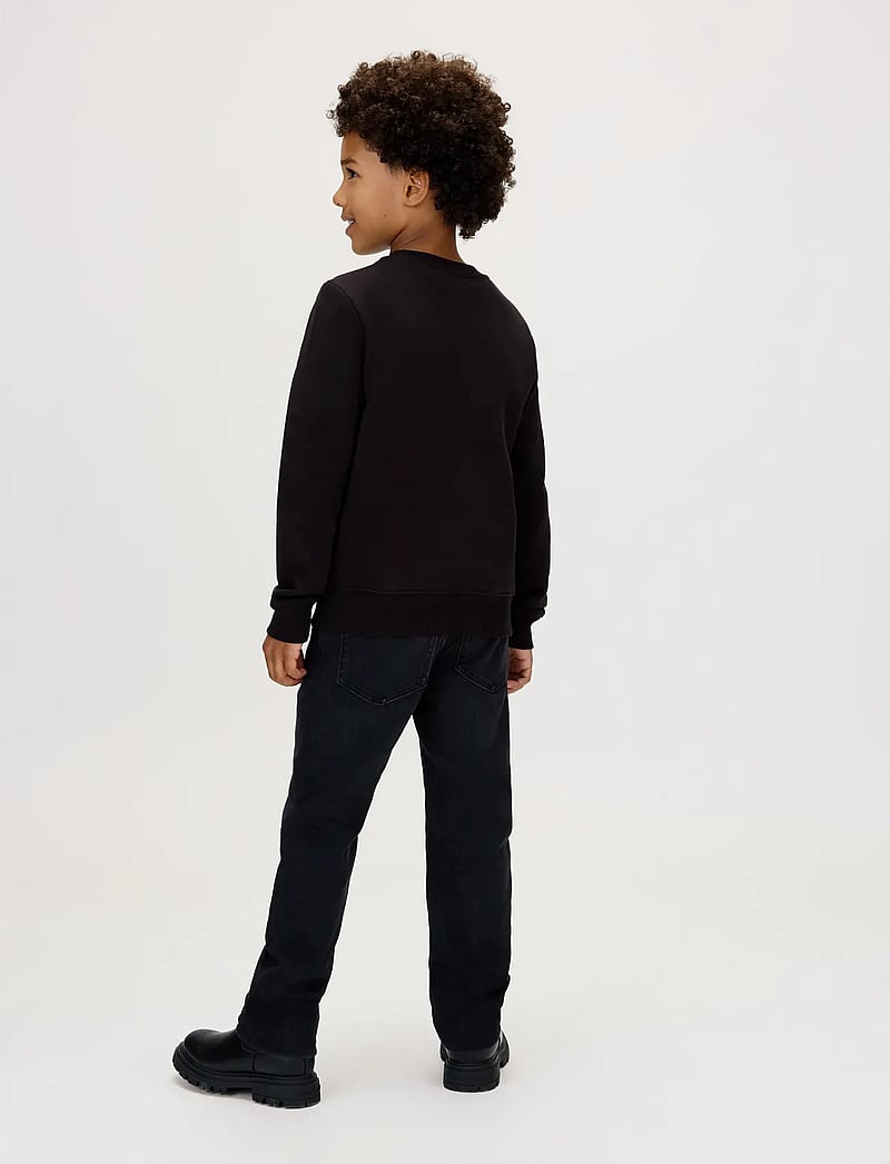 Calvin Klein - CK MONOGRAM TERRY CN SWEATSHIRT - sweatshirts - ck black - 3