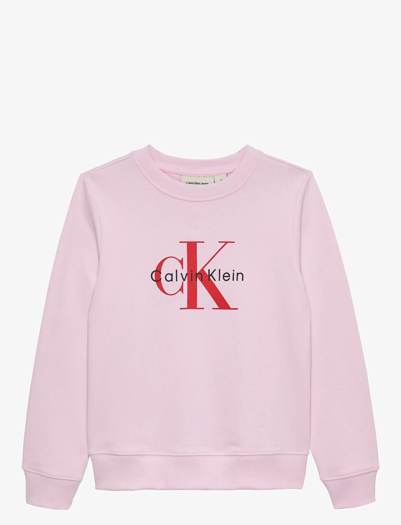 Calvin Klein - CK MONOGRAM TERRY CN SWEATSHIRT - sweatshirts - pearly pink - 1