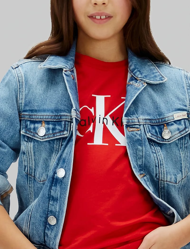 Calvin Klein - CK MONOGRAM SS T-SHIRT - kortärmade t-shirts - adrenaline rush - 2