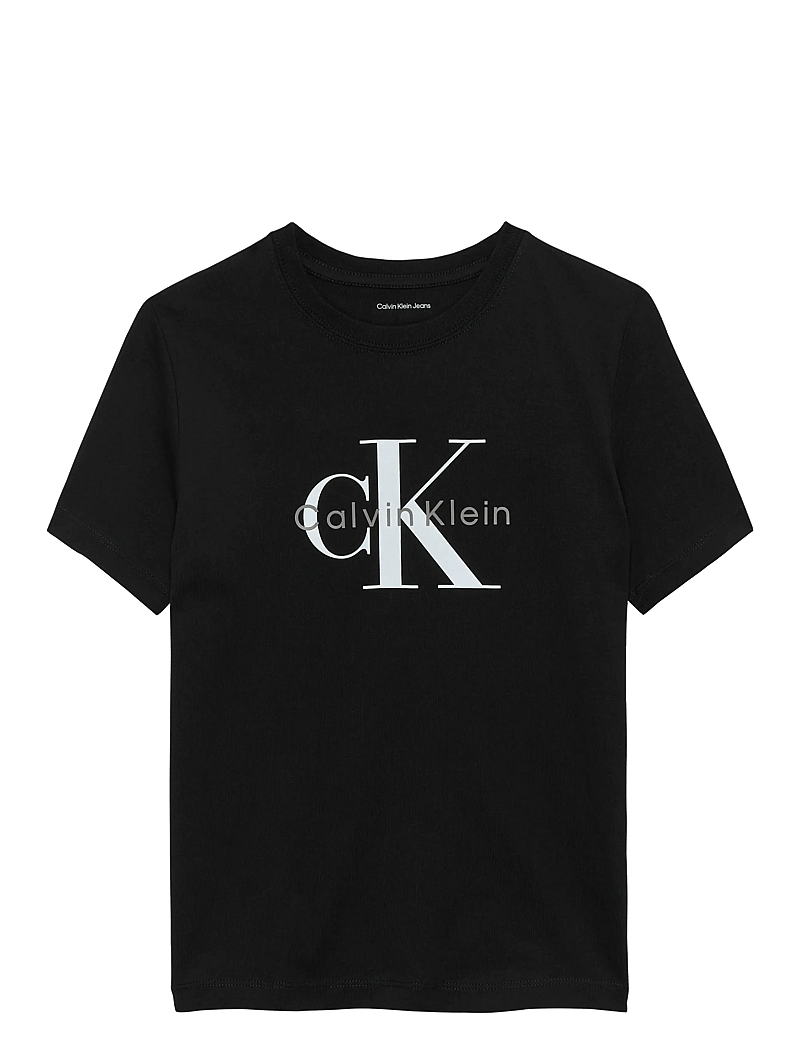 Calvin Klein - CK MONOGRAM SS T-SHIRT - kortærmede t-shirts - ck black - 1