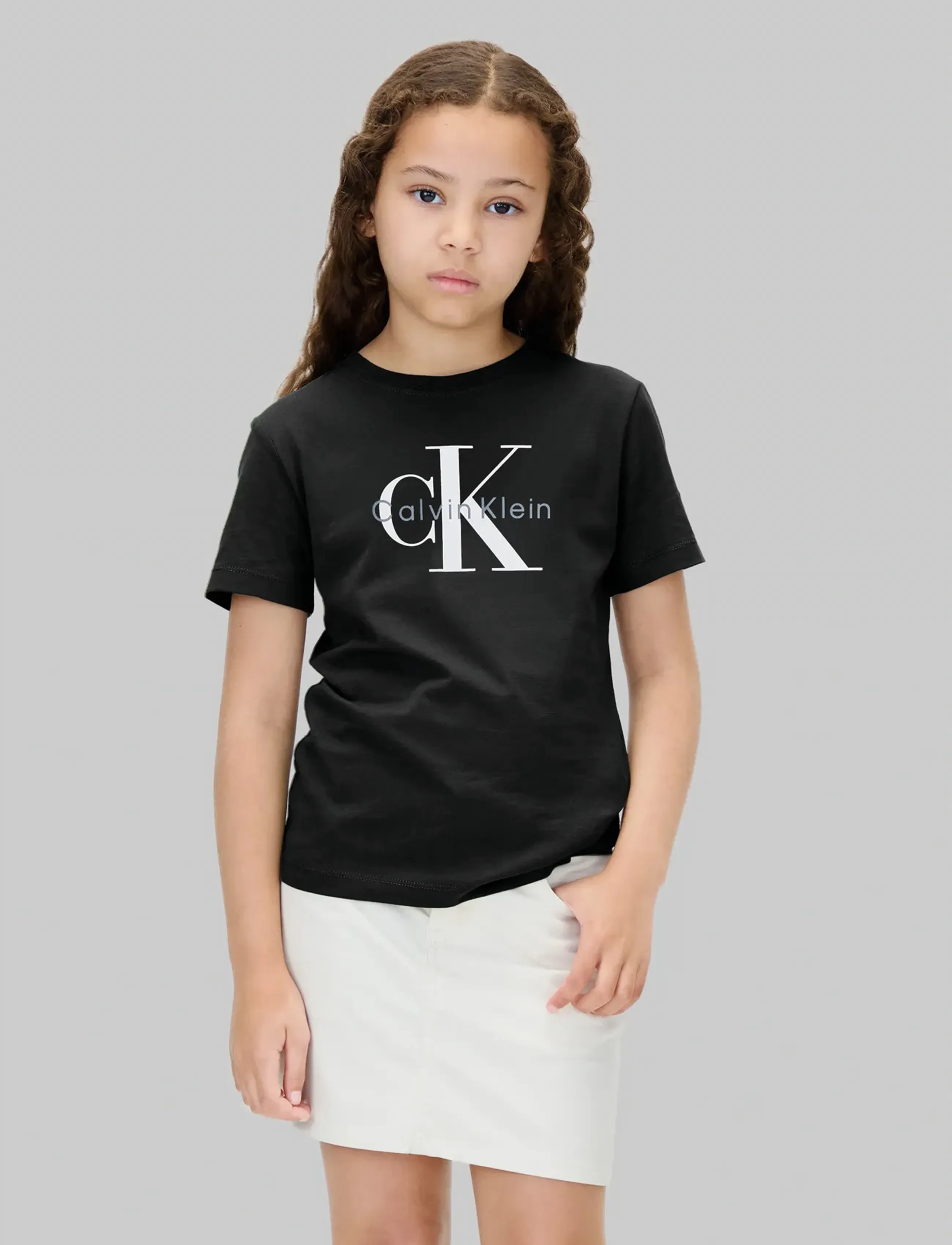 Calvin Klein MONOLOGO SS TEE - T-shirts - CK BLACK / black