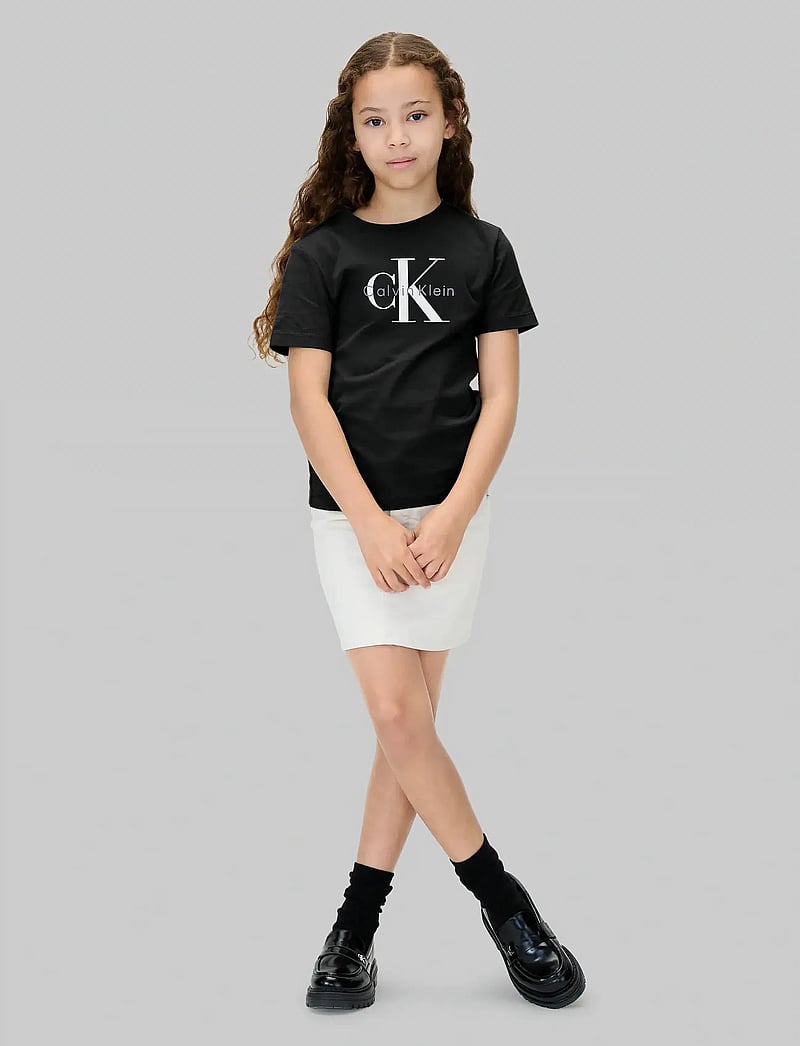 Calvin Klein - CK MONOGRAM SS T-SHIRT - kortærmede t-shirts - ck black - 2