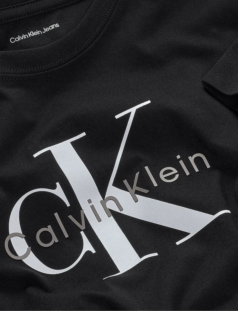 Calvin Klein - CK MONOGRAM SS T-SHIRT - kortærmede t-shirts - ck black - 5