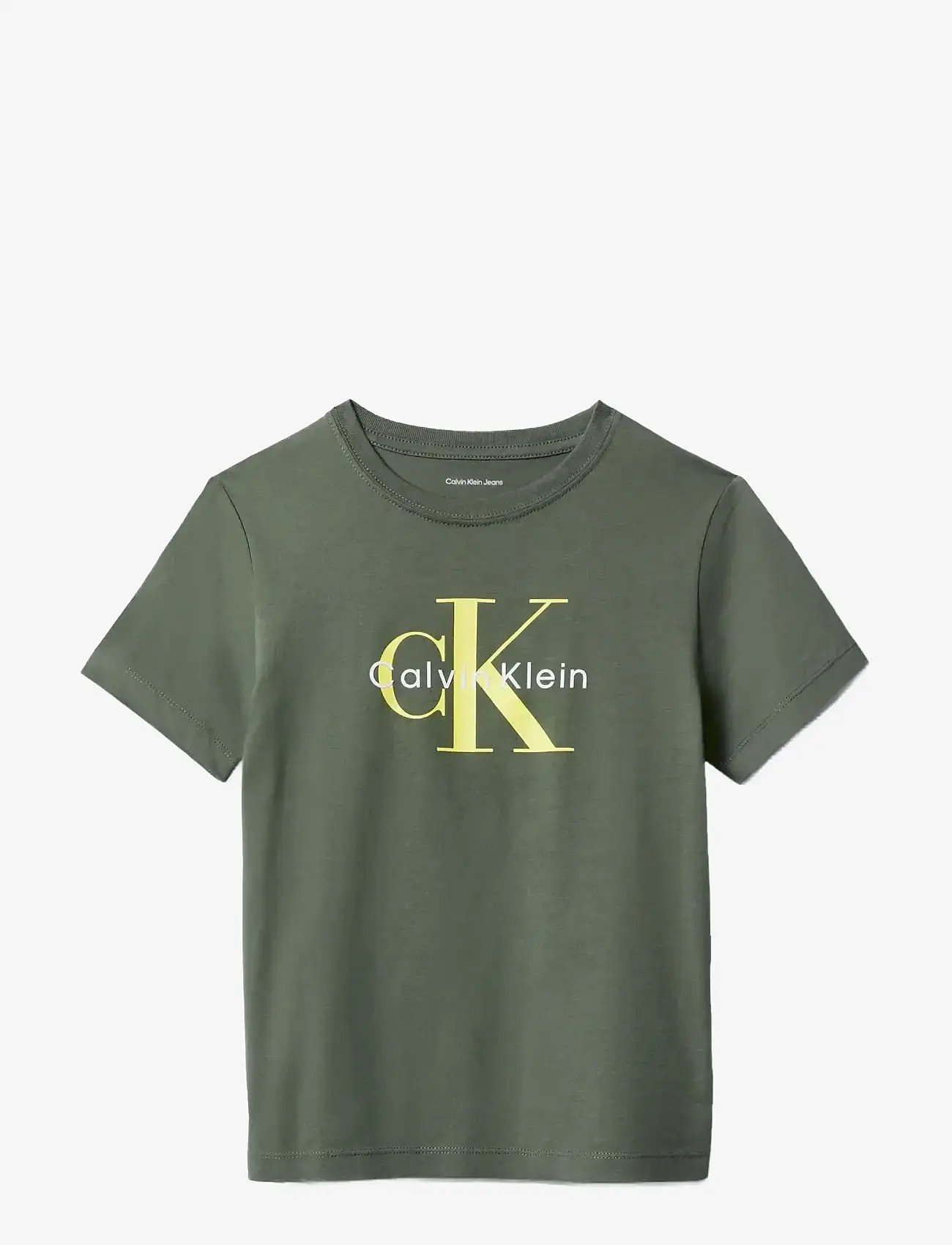 Calvin Klein - CK MONOGRAM SS T-SHIRT - kortærmede t-shirts - thyme - 1