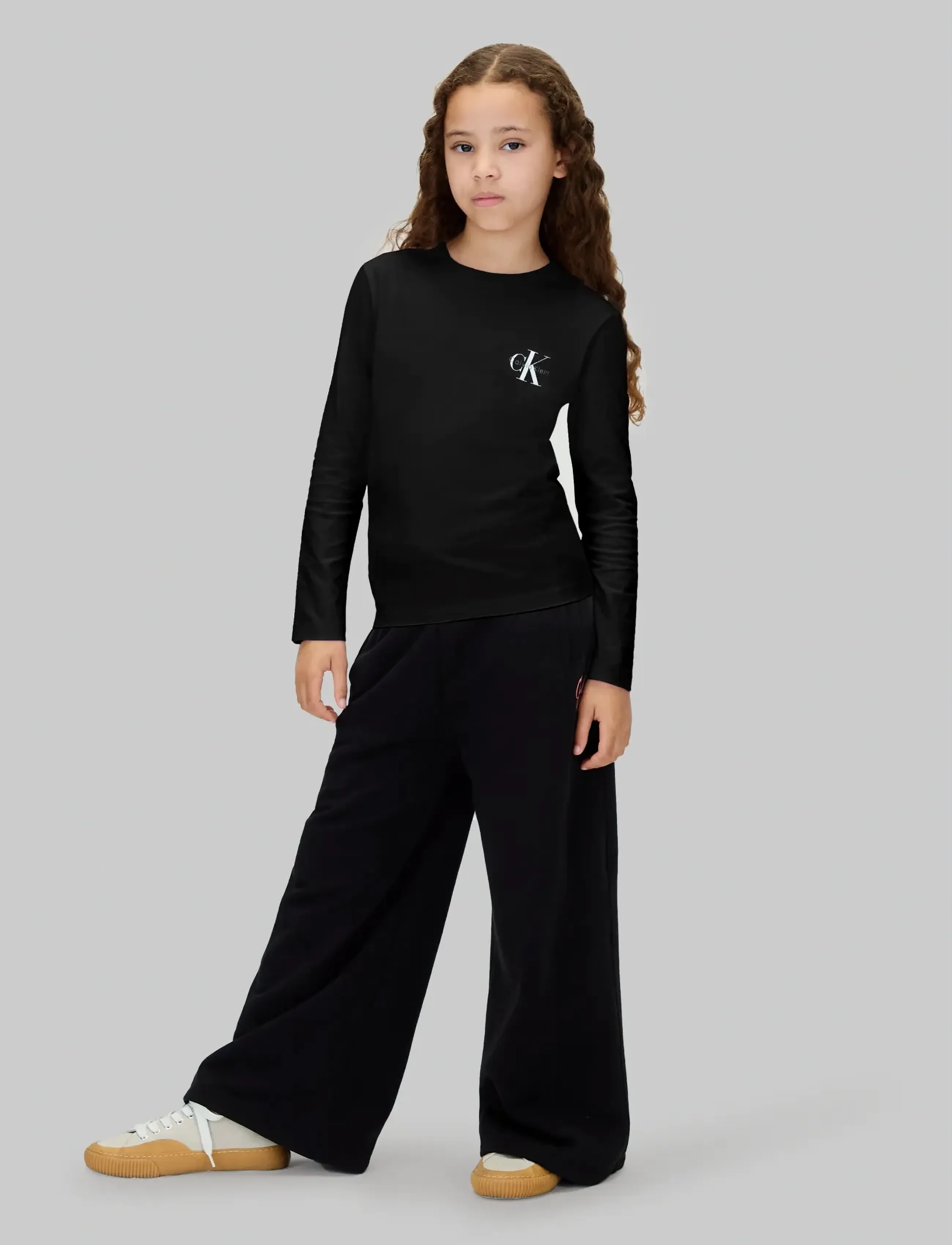 Calvin Klein - CHEST MONOLOGO LS T-SHIRT - ck black - 2