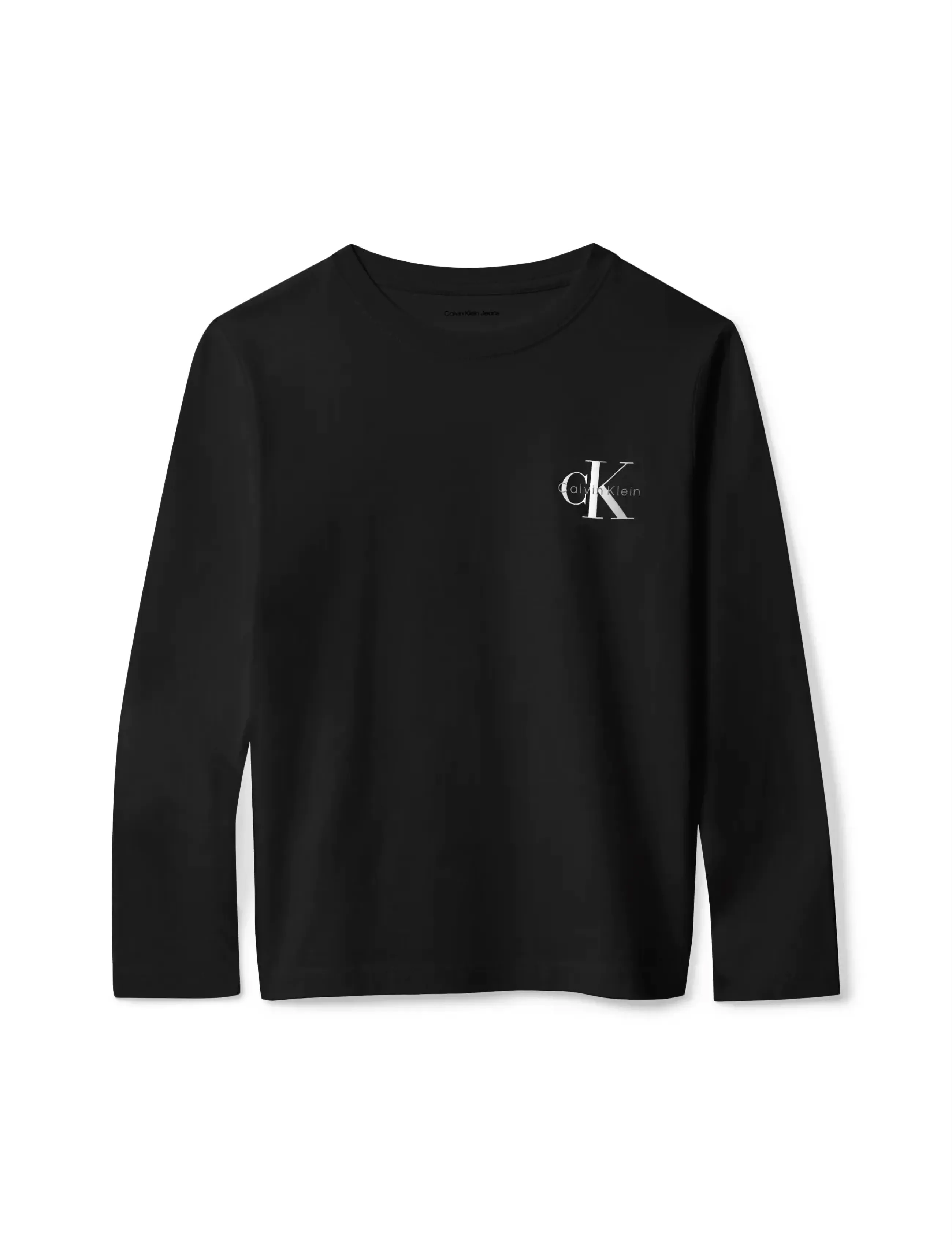 Calvin Klein - CHEST MONOLOGO LS T-SHIRT - ck black - 5